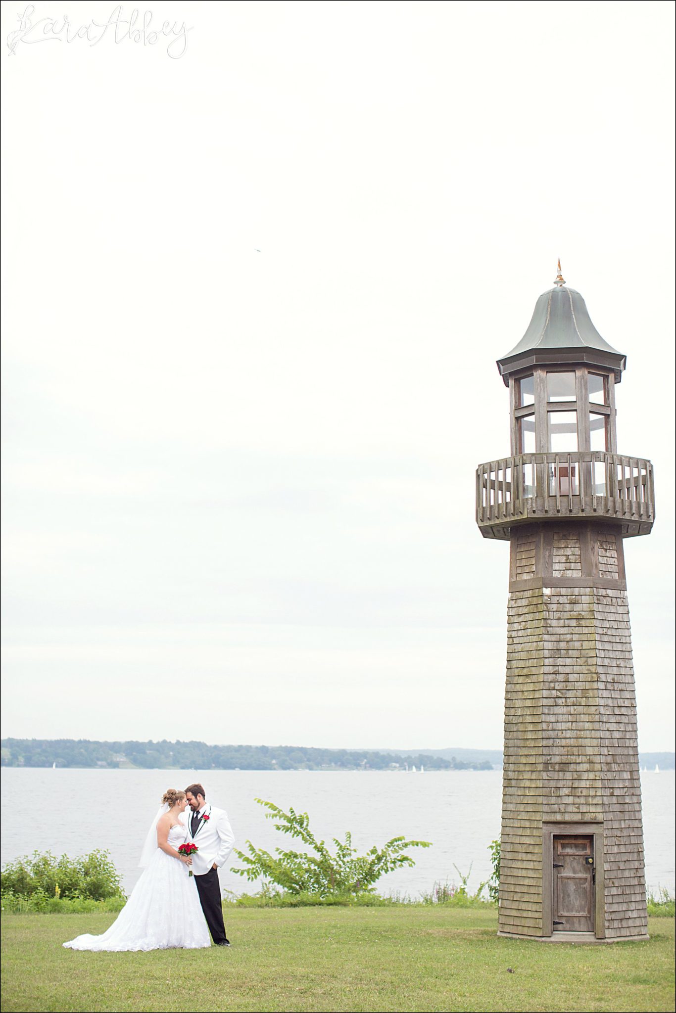 Bridal Portrait on Chautauqua Lake in Mayville, NY