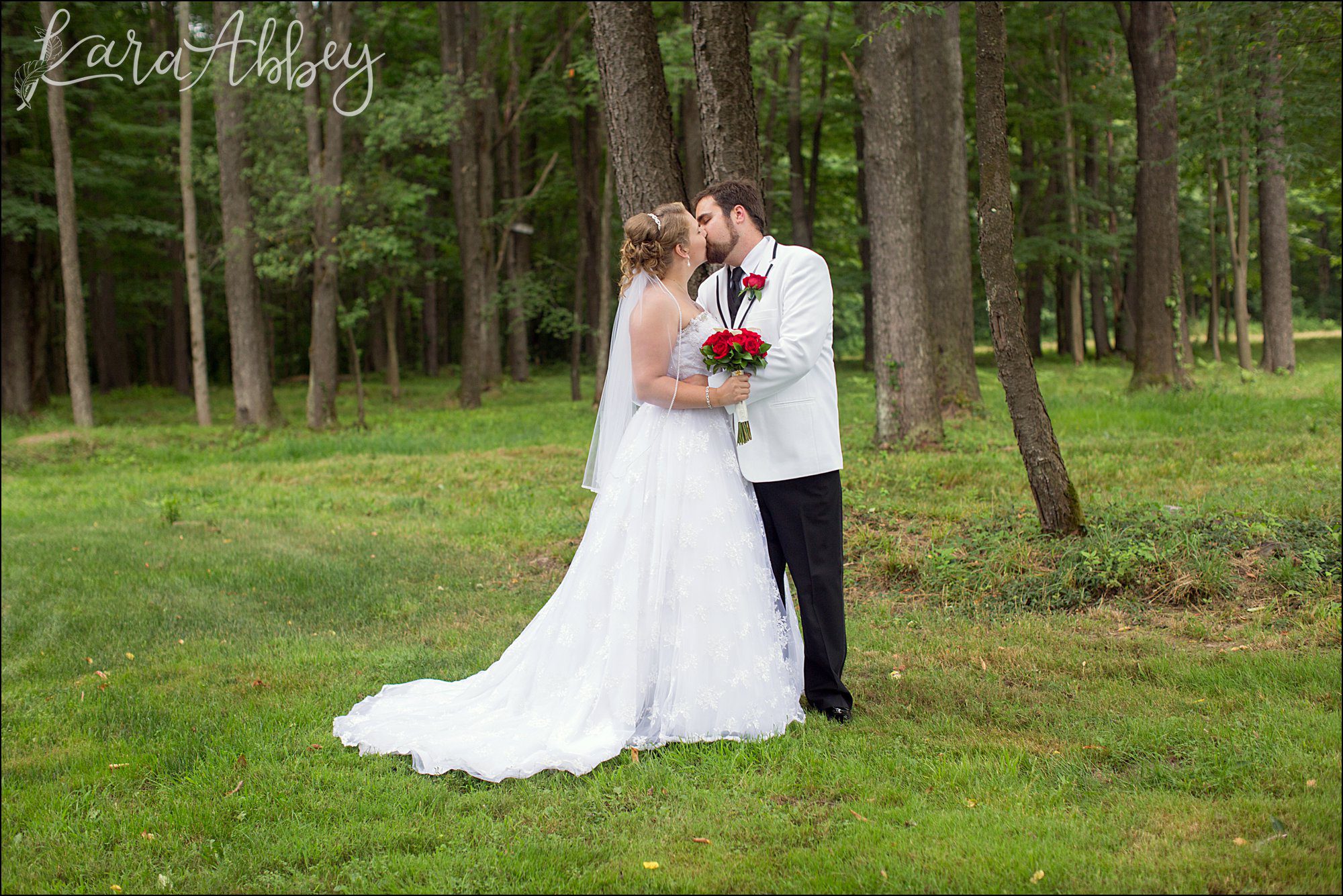 Bride & Groom Portrait at Chautauqua Inn in Mayville, NY
