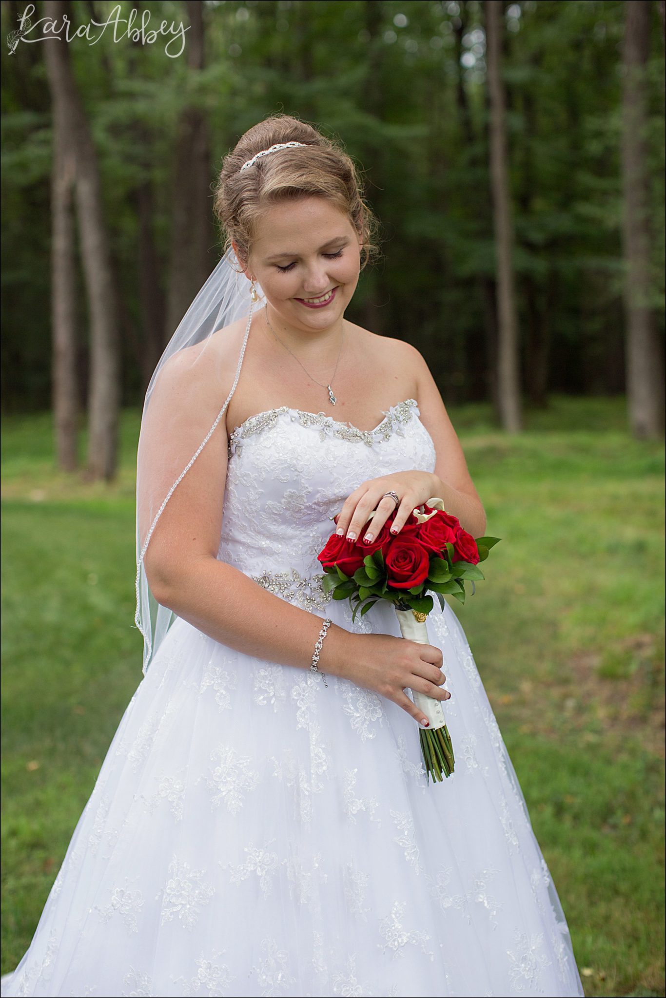 Bride & Groom Portrait at Chautauqua Inn in Mayville, NY