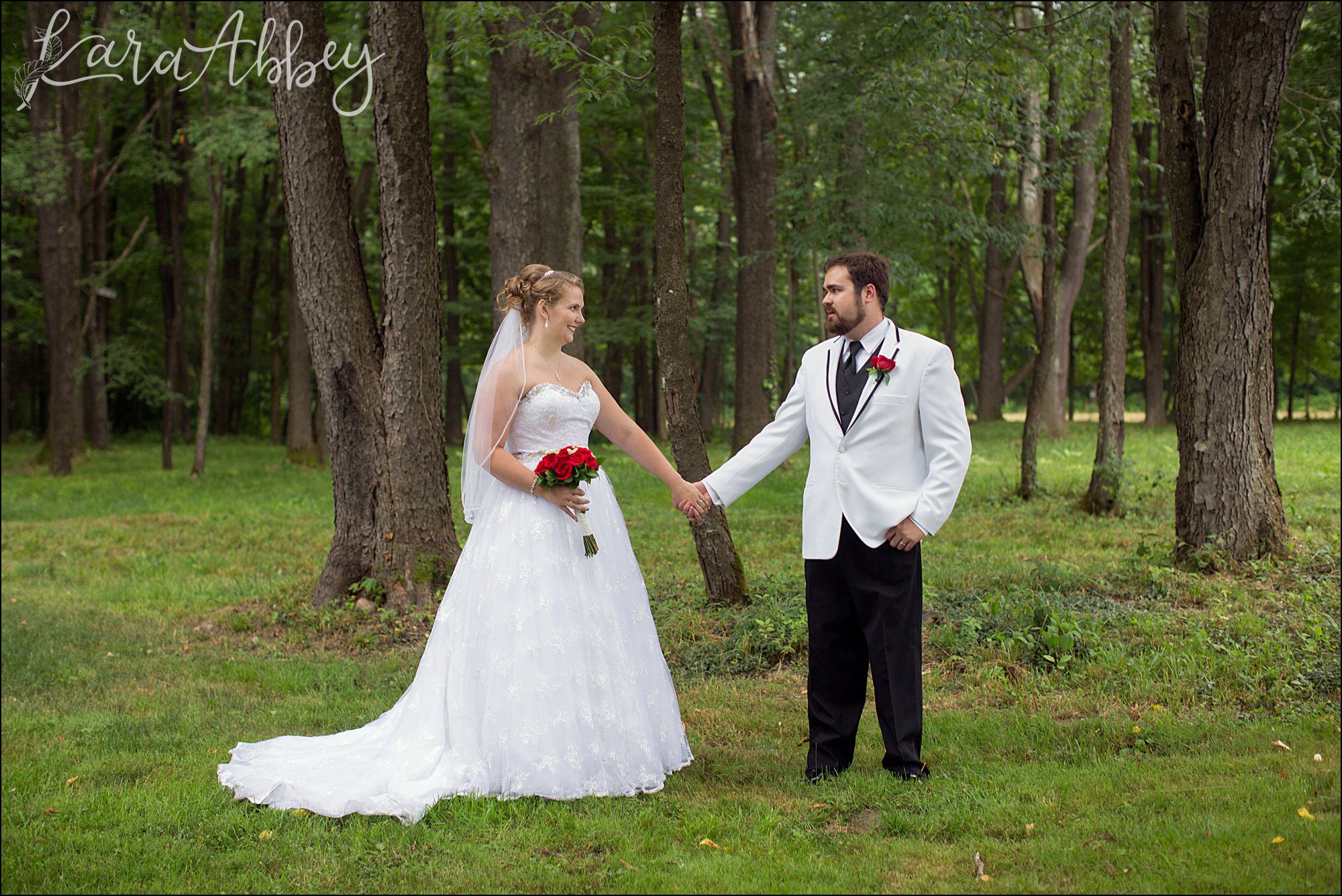 Bride & Groom Portrait at Chautauqua Inn in Mayville, NY