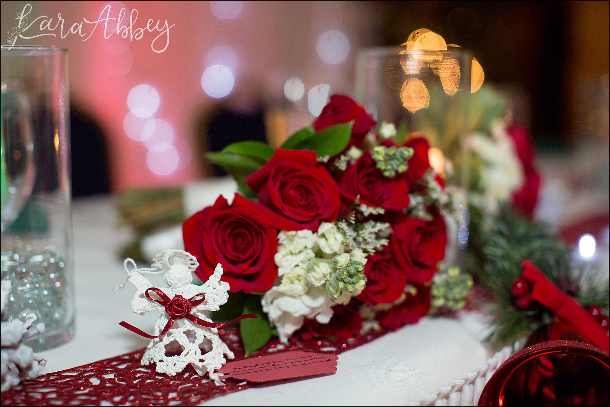 Christmas in July Wedding Themed Reception at Chautauqua Inn in Mayville, NY