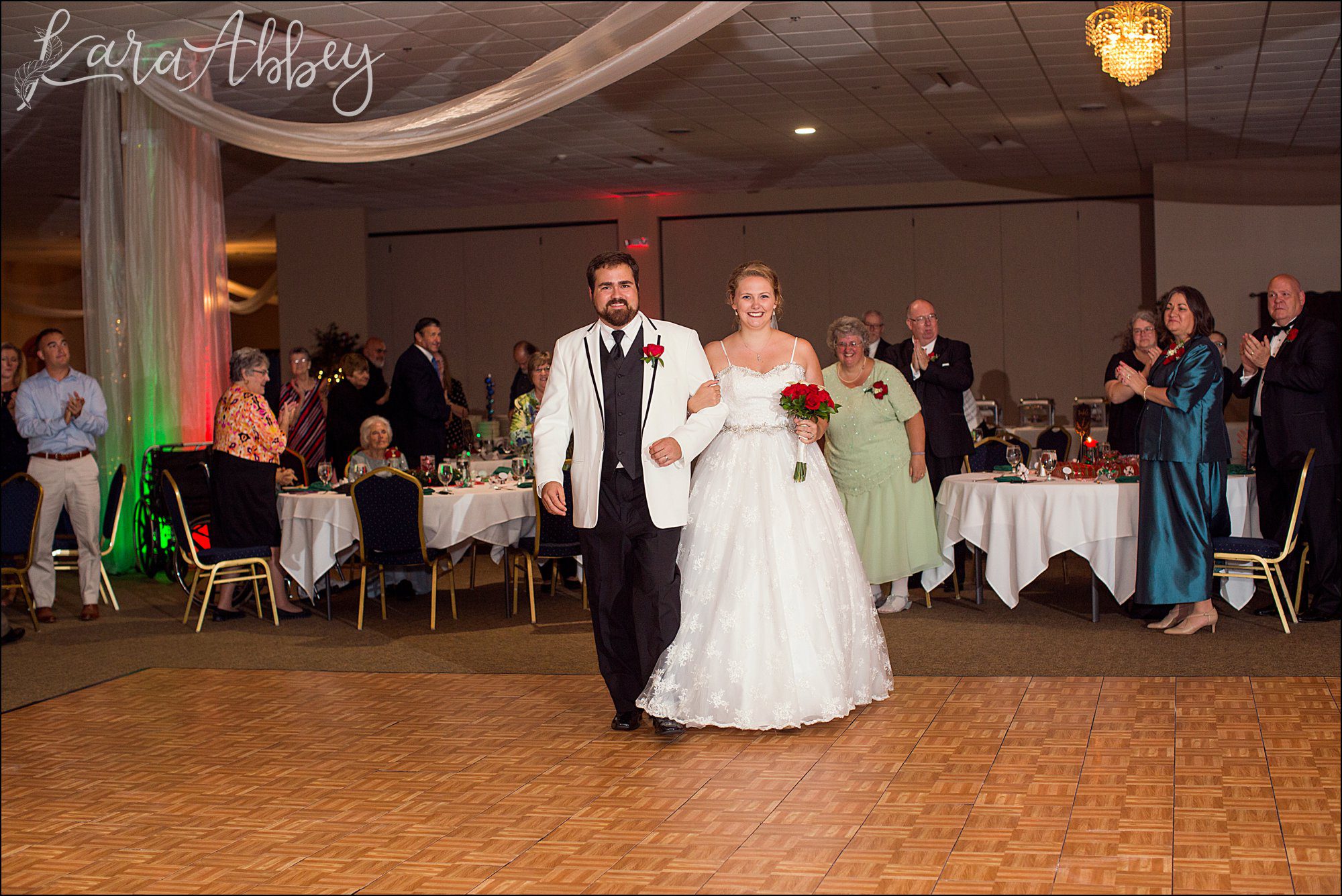 Christmas in July Wedding Themed Reception at Chautauqua Inn in Mayville, NY