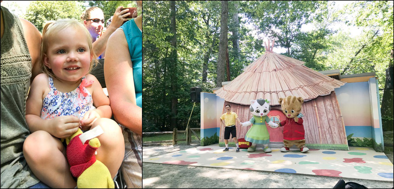 Daniel Tiger's Neighborhood Show at Idlewild Park in Ligonier, PA