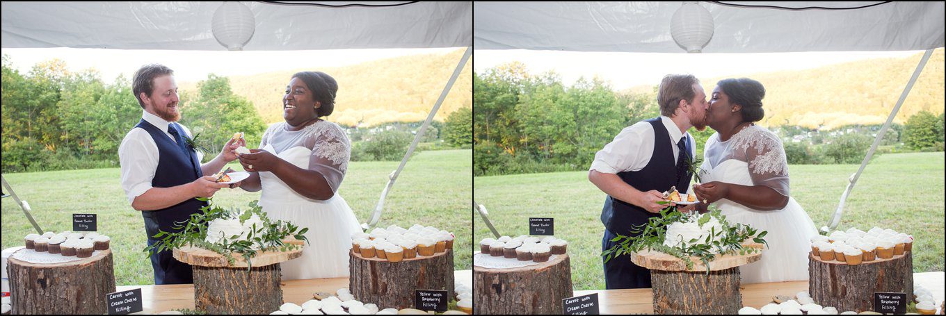 Summer Backyard Navy Wedding - Rustic Reception