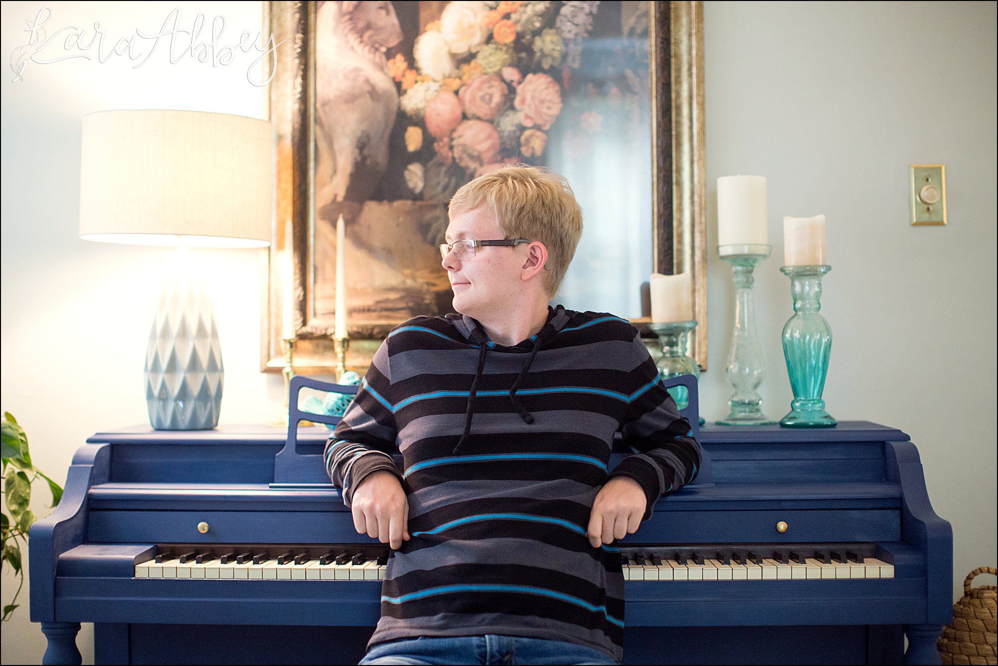 Norwin High School Senior Portraits in Irwin, PA - Piano Inspired
