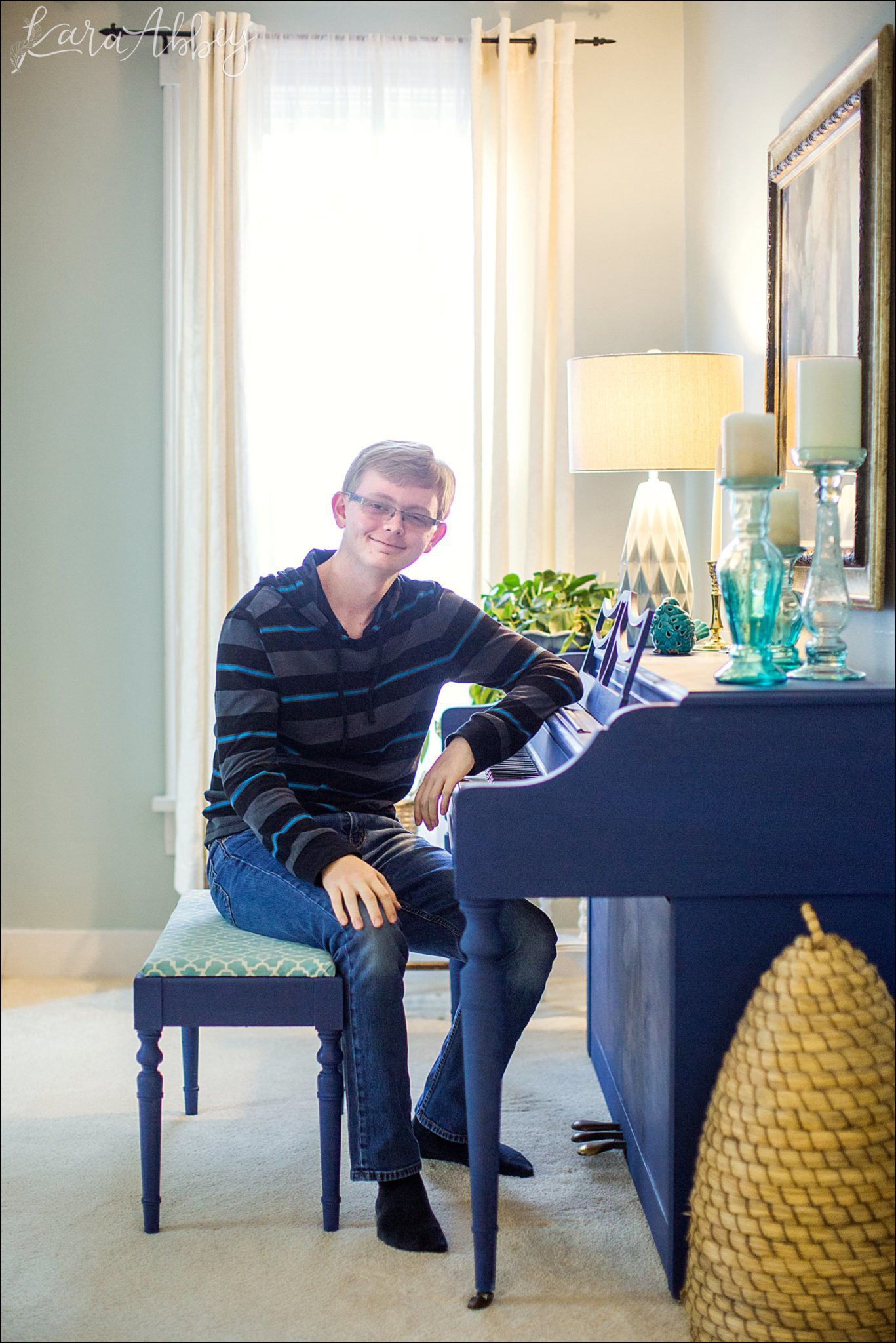 Norwin High School Senior Portraits in Irwin, PA - Piano Inspired