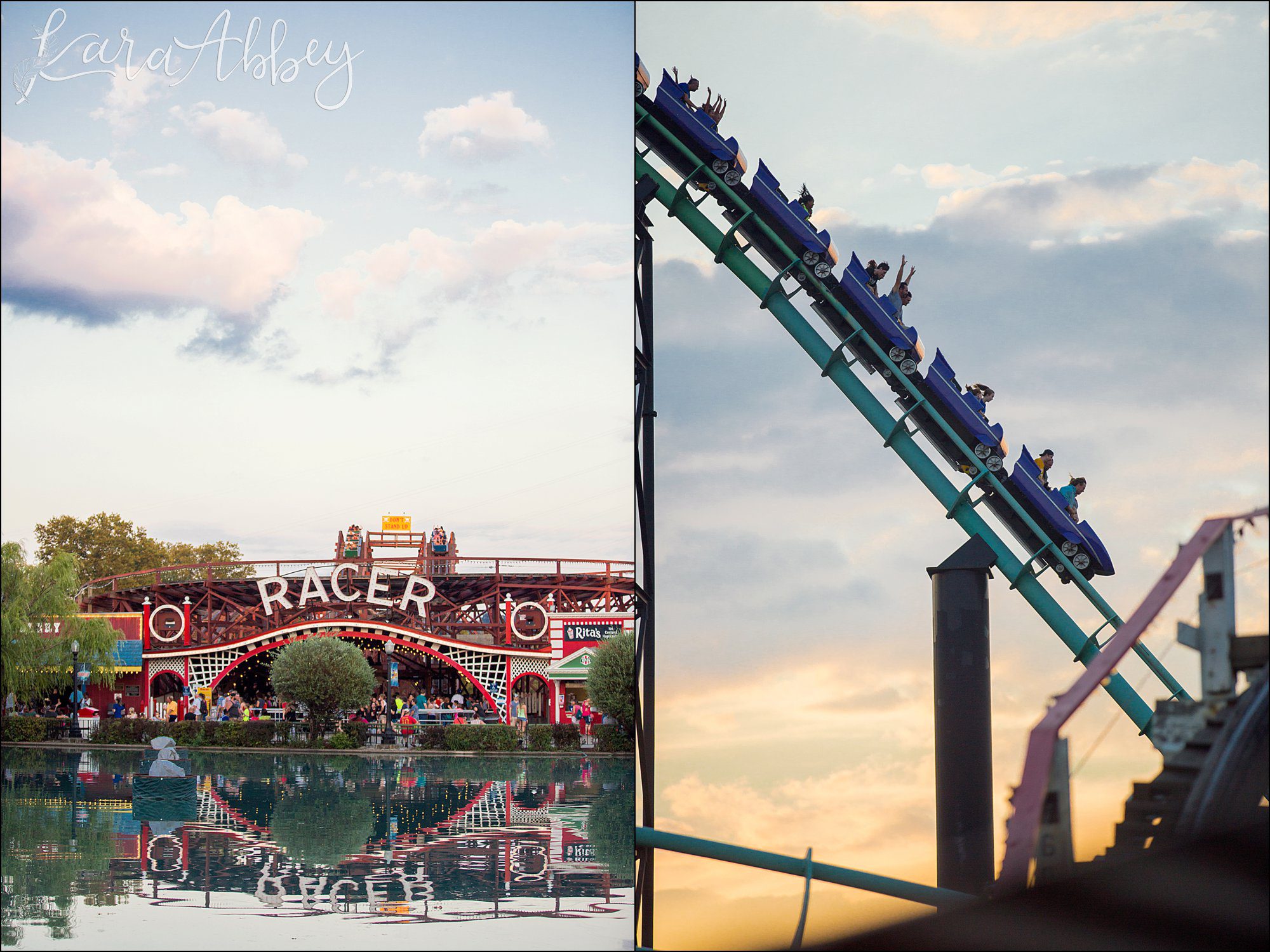 Kennywood Park in Pittsburgh, PA - Roller Coaster Photography - The Phantoms Revenge