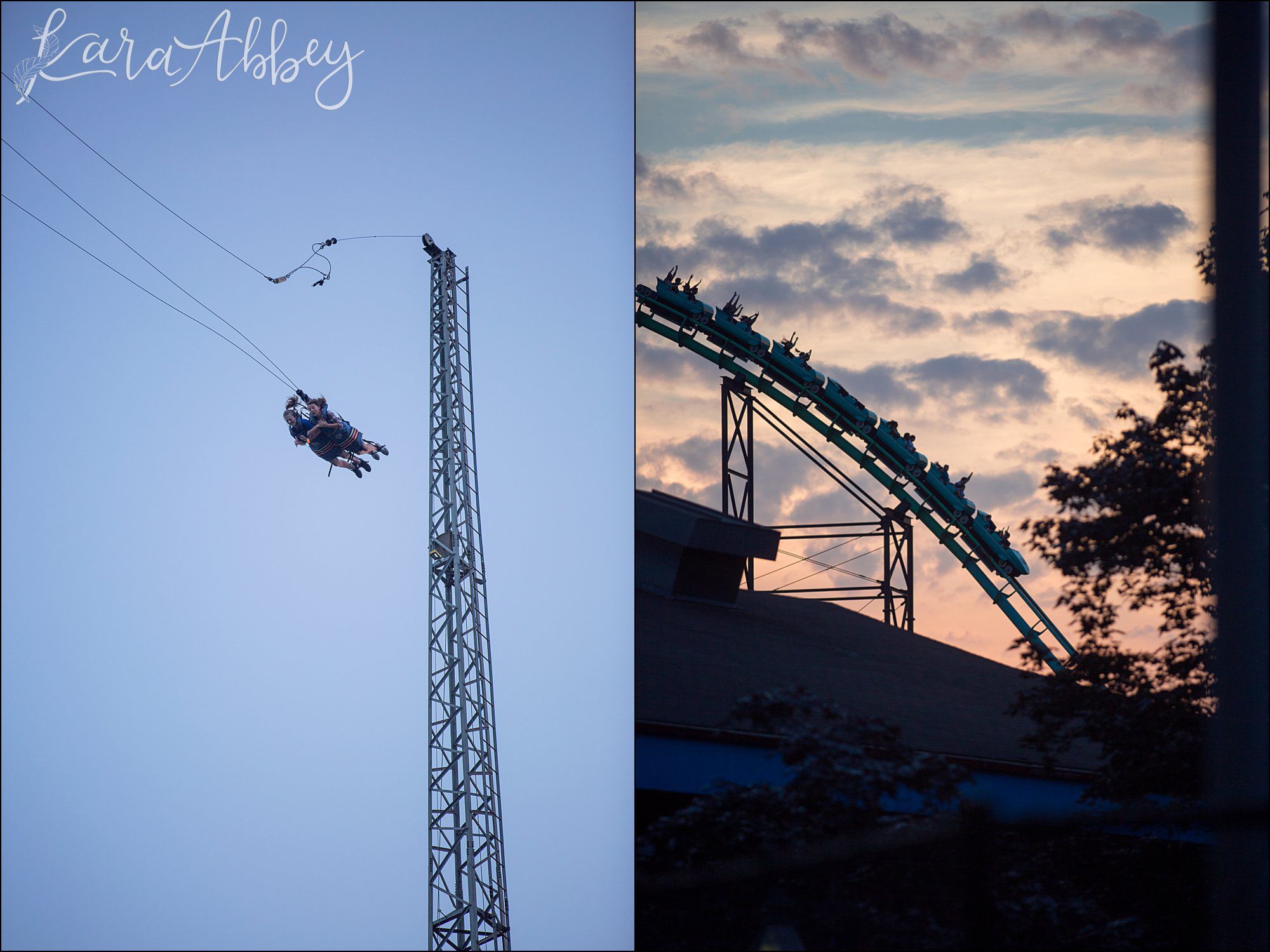 Kennywood Park in Pittsburgh, PA - Roller Coaster Photography - The Phantoms Revenge