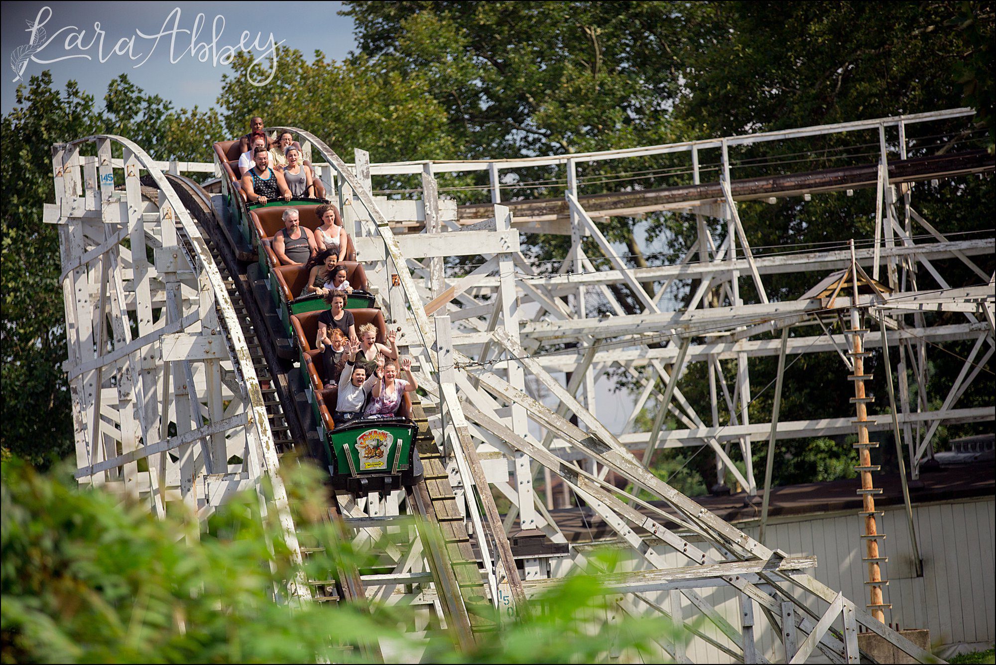 Kennywood Park in Pittsburgh, PA - Roller Coaster Photography - The Jack Rabbit