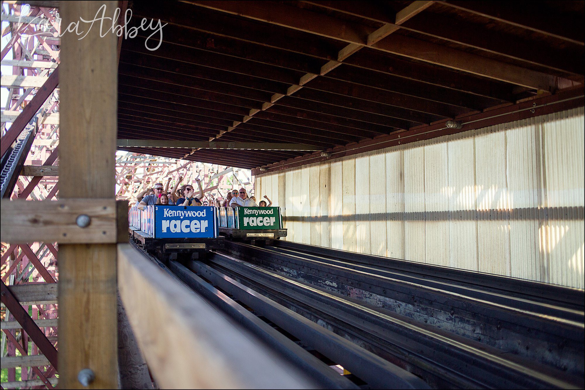 Kennywood Park in Pittsburgh, PA - Roller Coaster Photography - The Racer