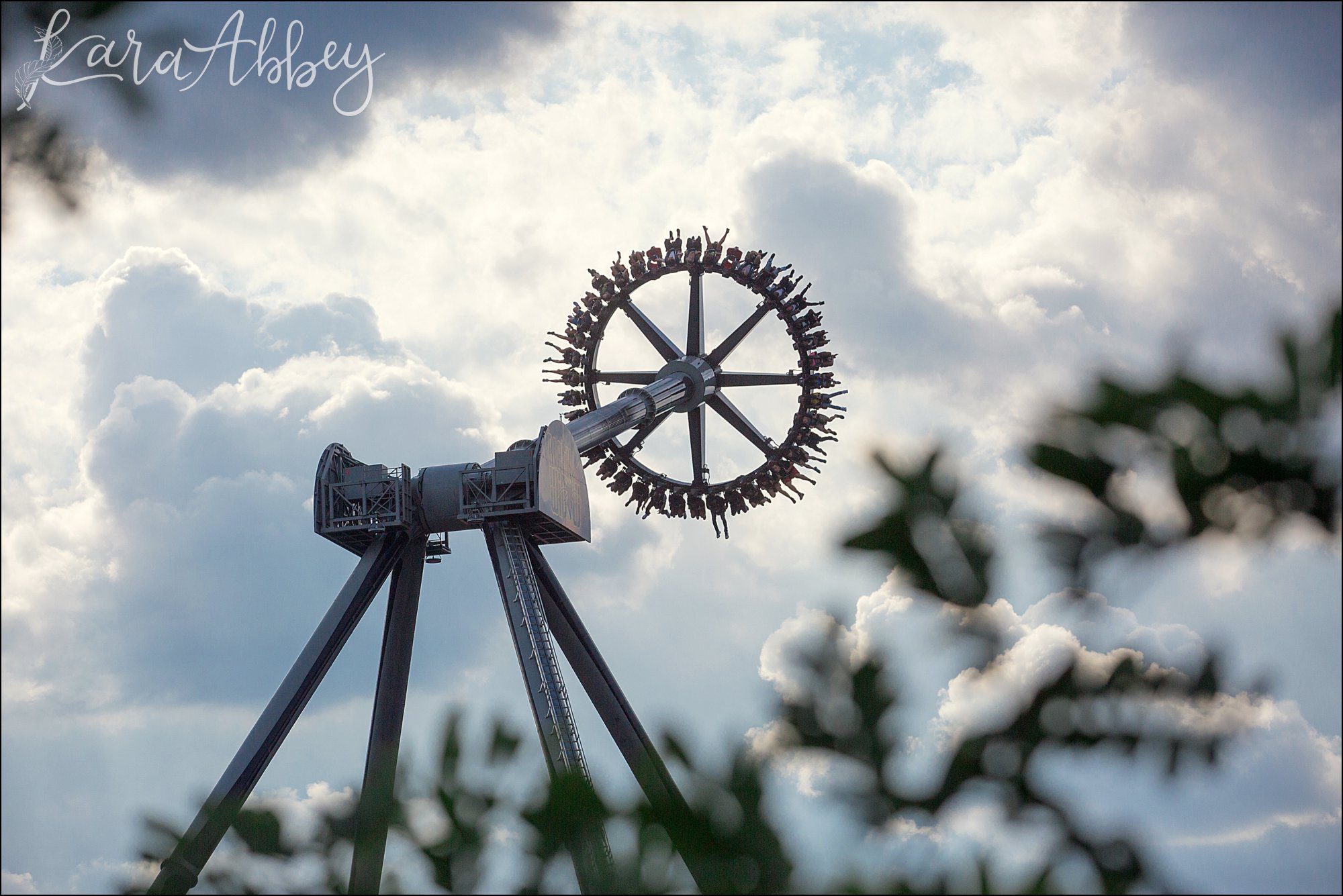 Kennywood Park in Pittsburgh, PA - Roller Coaster Photography - Black Widow