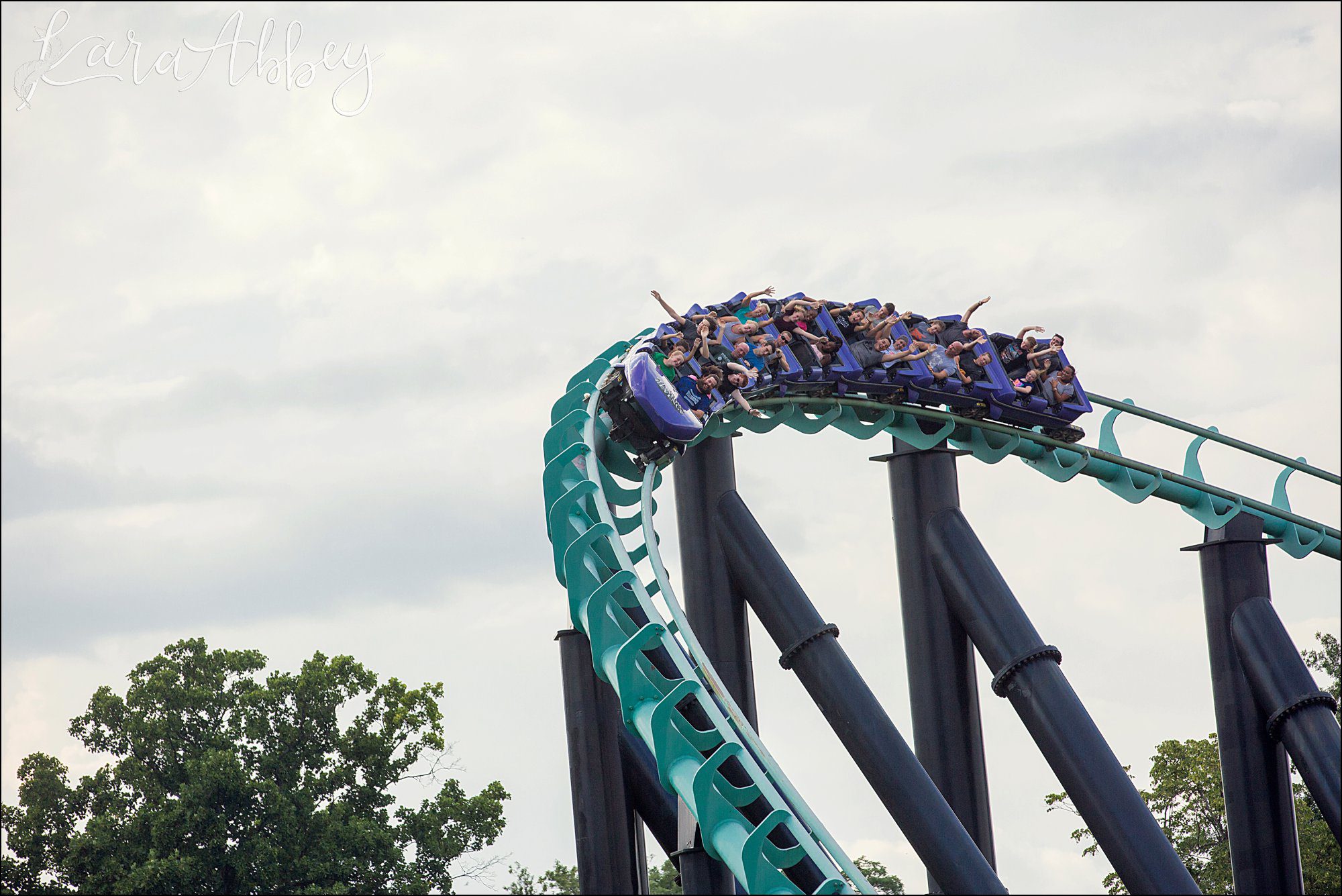 Kennywood Park in Pittsburgh, PA - Roller Coaster Photography - The Phantoms Revenge