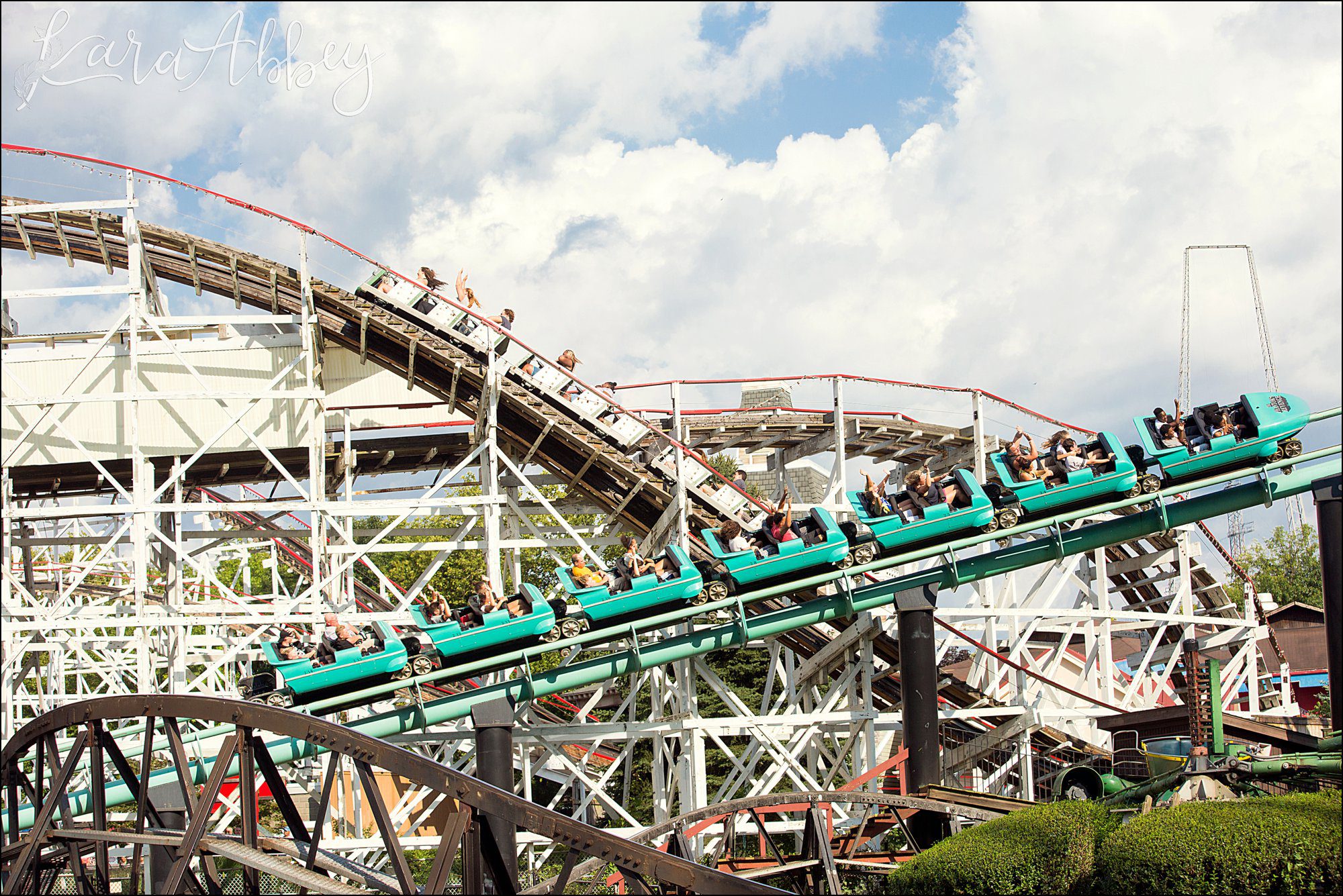 Kennywood Park in Pittsburgh, PA - Roller Coaster Photography - The Phantoms Revenge
