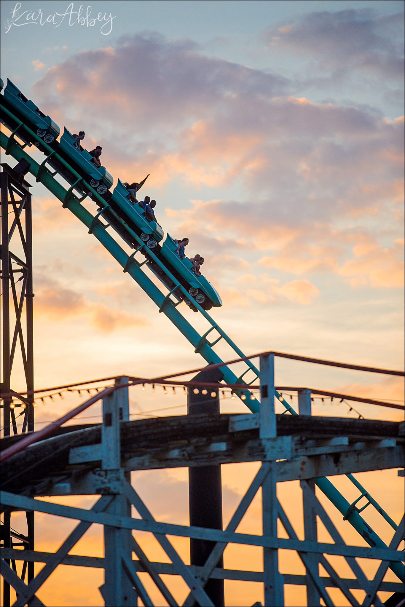 Kennywood Park in Pittsburgh, PA - Roller Coaster Photography - The Phantoms Revenge