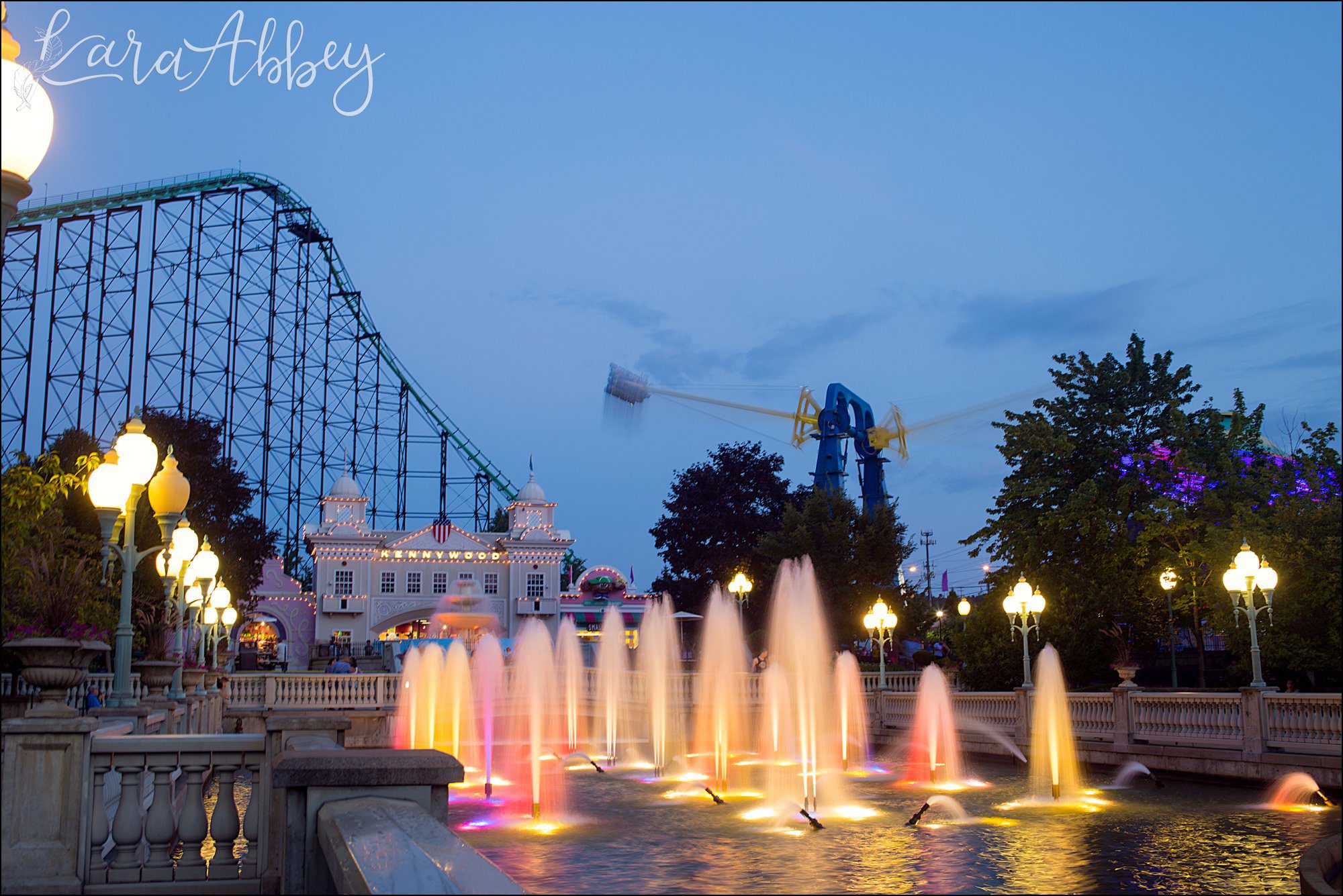 Kennywood Park in Pittsburgh, PA - Roller Coaster Photography - The Phantoms Revenge