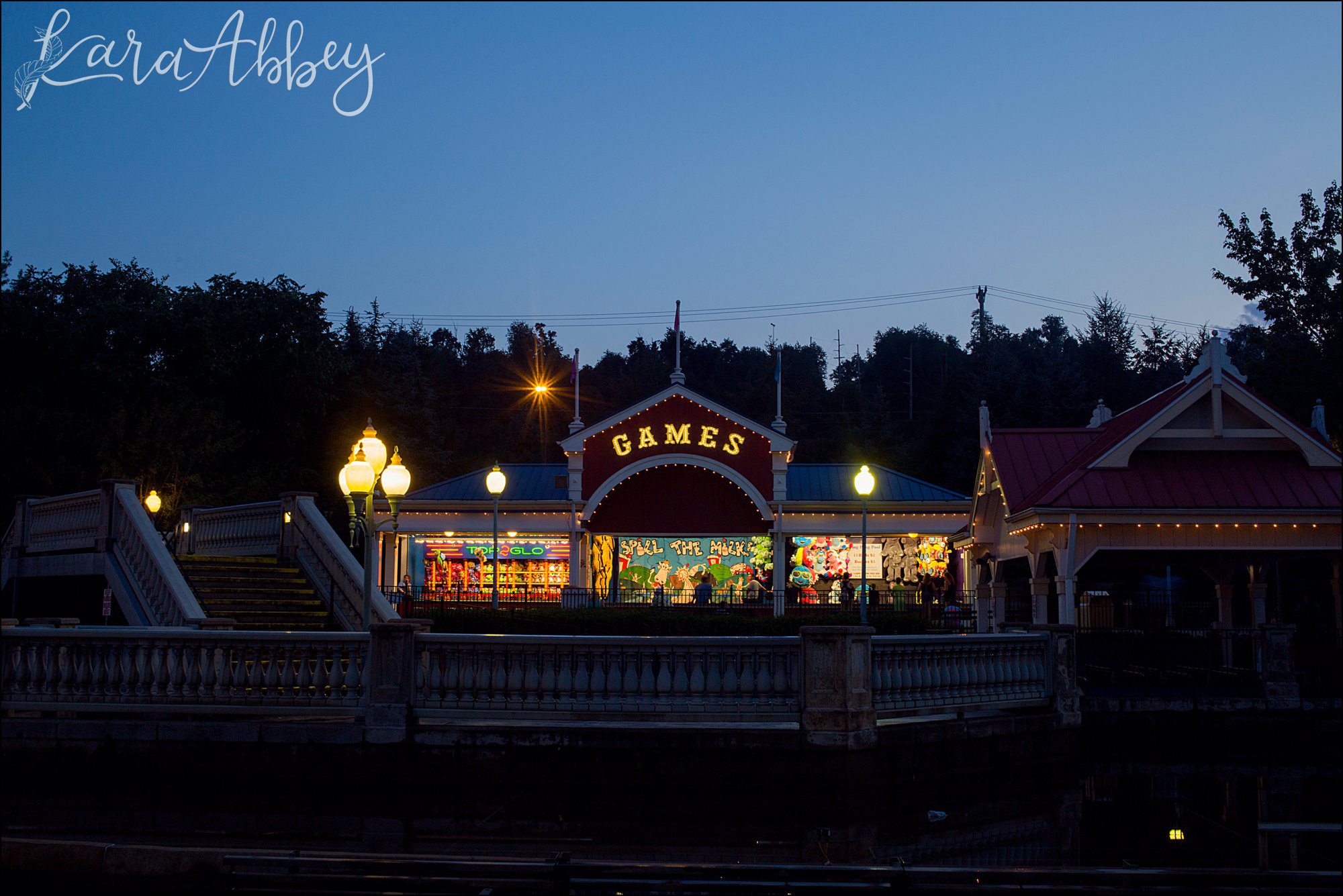 Kennywood Park in Pittsburgh, PA - Roller Coaster Photography - Games