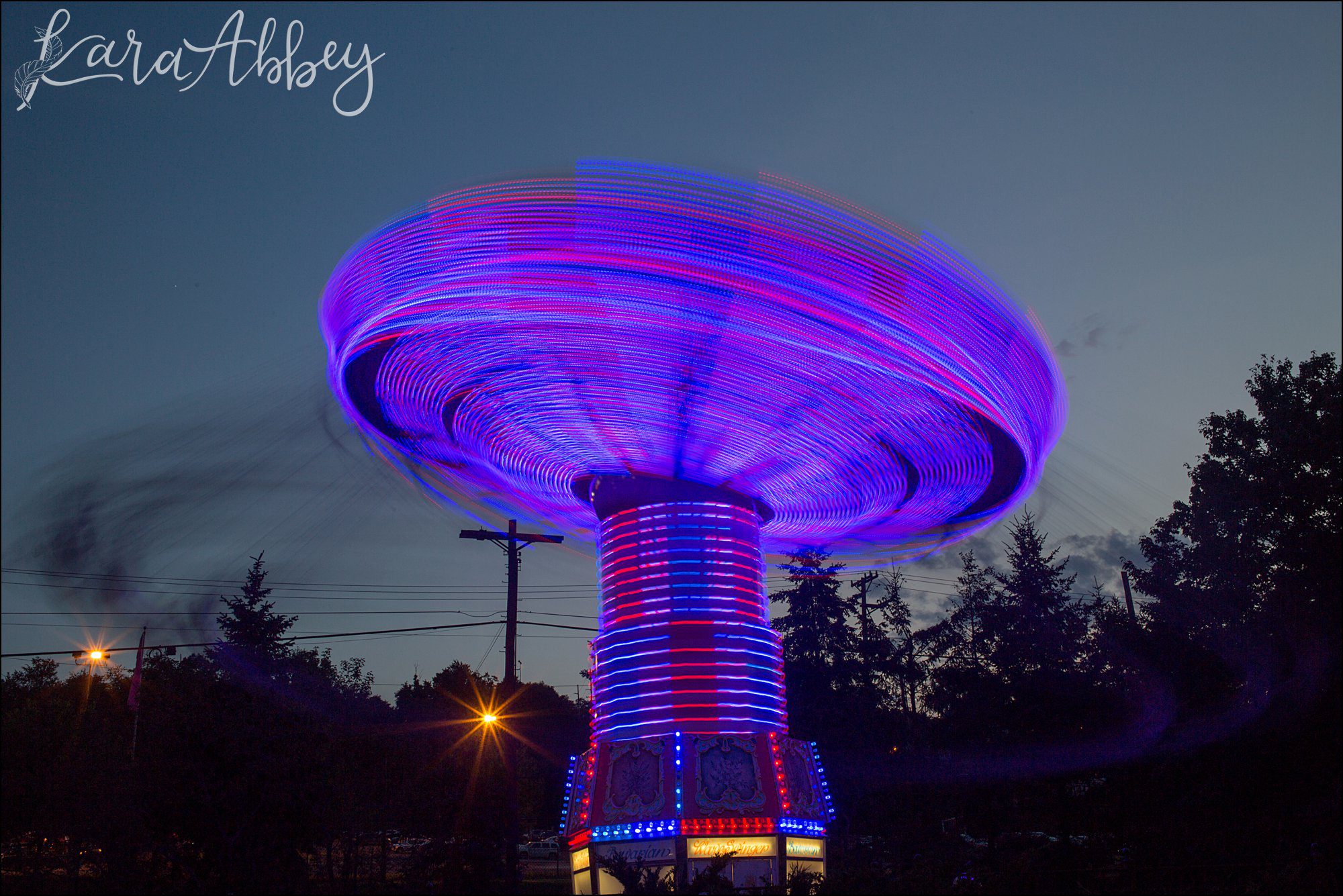 Kennywood Park in Pittsburgh, PA - Roller Coaster Photography - Swings