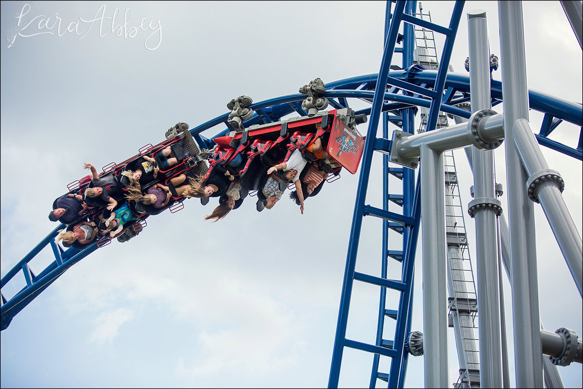 Kennywood Park in Pittsburgh, PA - Roller Coaster Photography - Sky Rocket