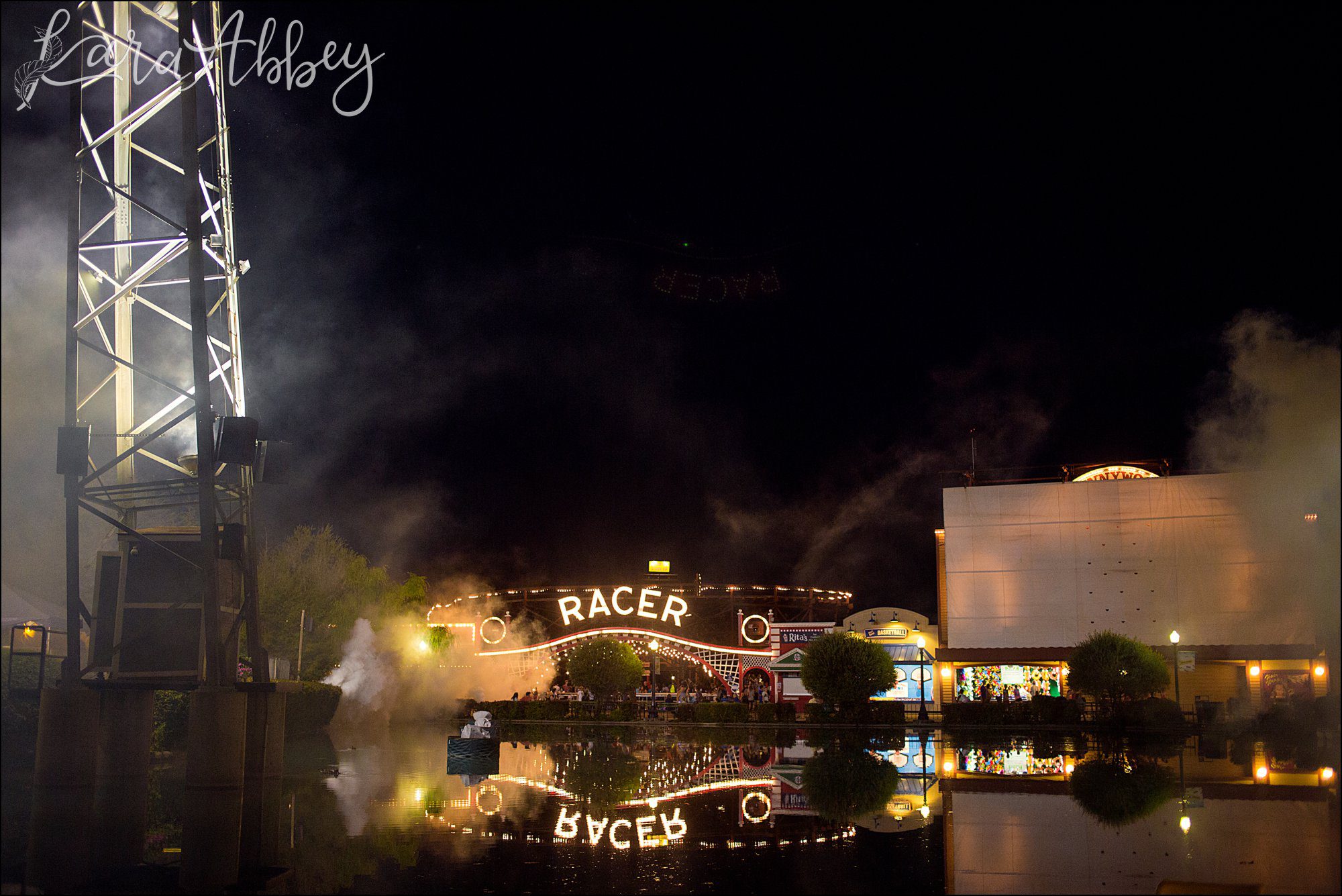 Kennywood Park in Pittsburgh, PA - Roller Coaster Photography - The Racer