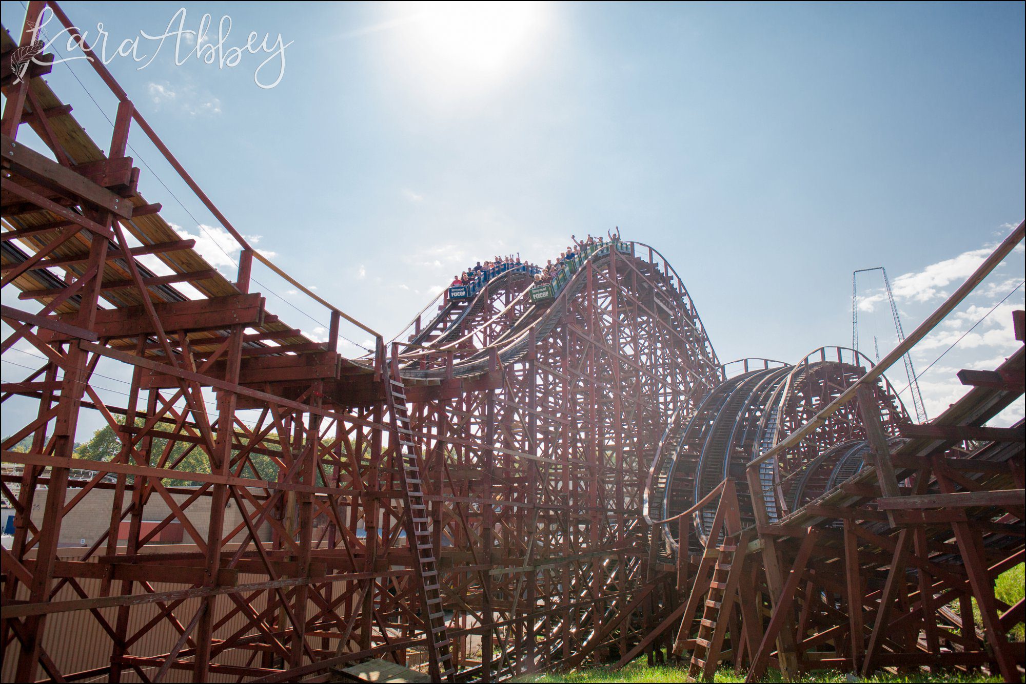 Kennywood Park in Pittsburgh, PA - Roller Coaster Photography - The Racer