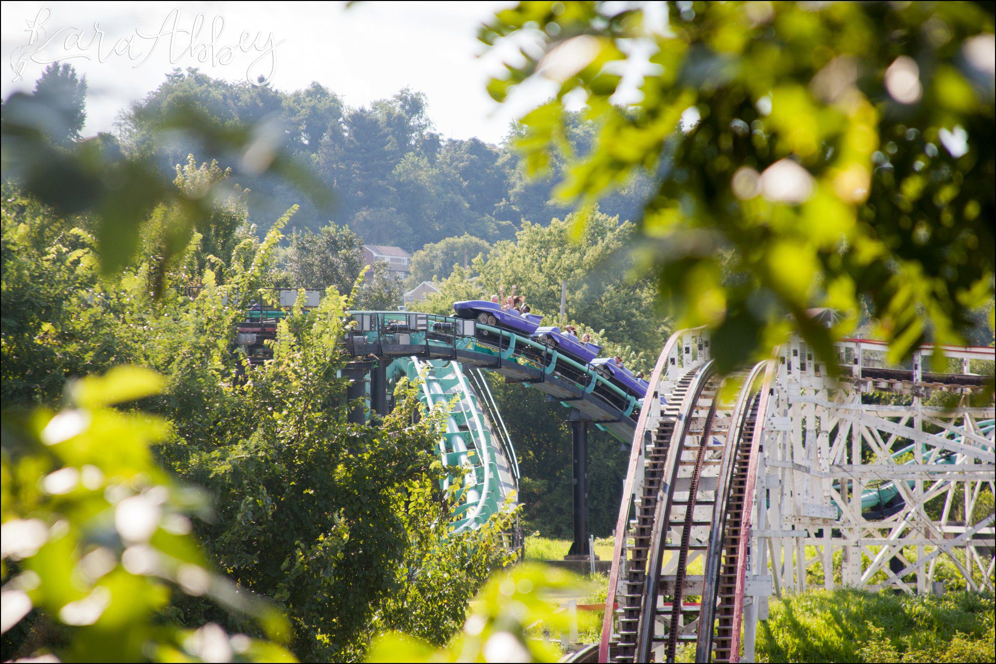 Kennywood Park in Pittsburgh, PA - Roller Coaster Photography - The Phantoms Revenge