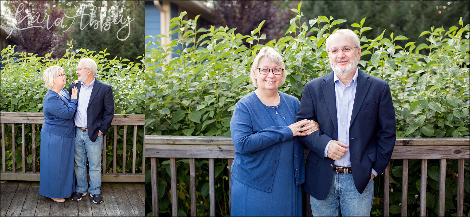 40th Anniversary Portraits on the dock at Deep Creek Lake, MD