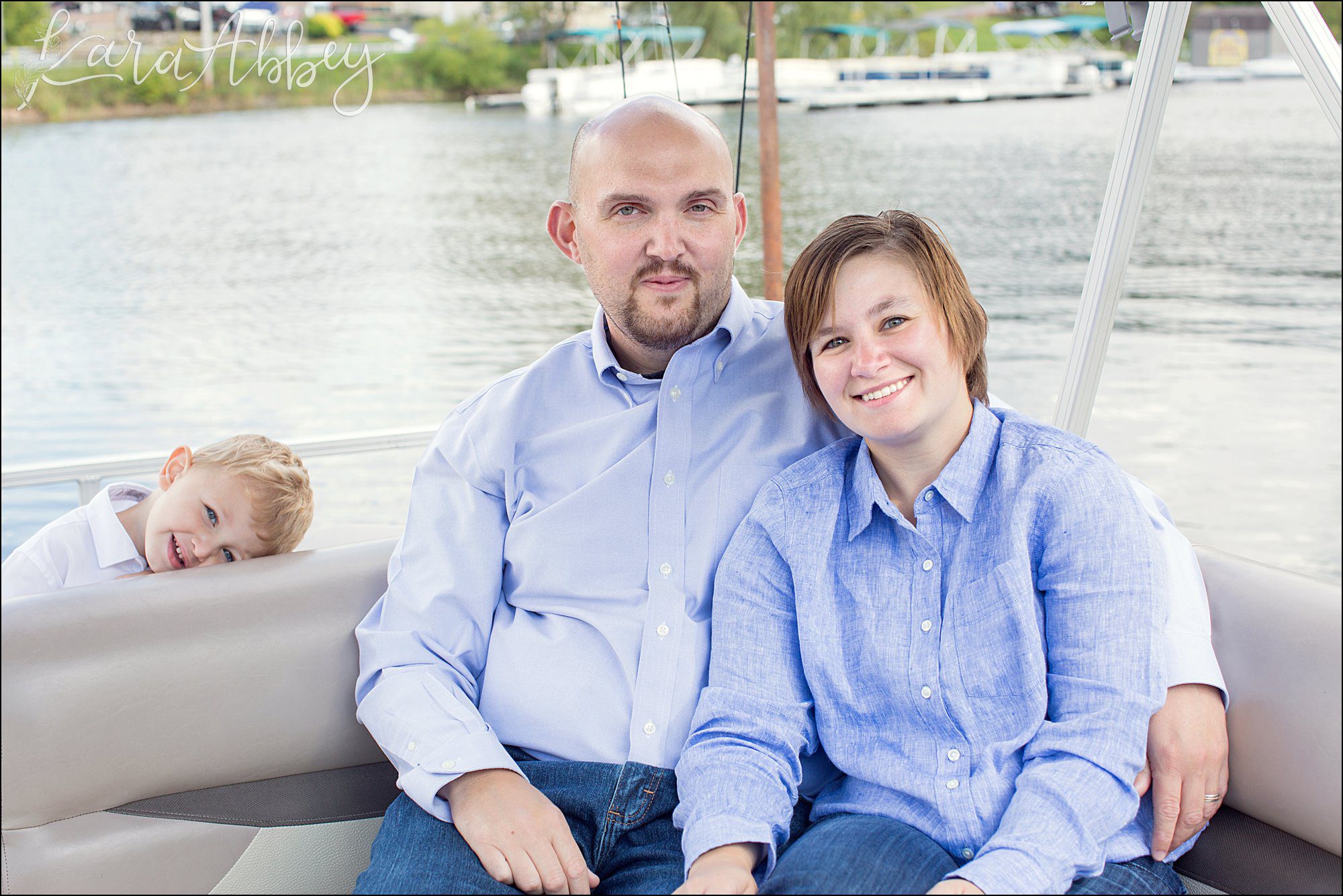 Family Portraits on the dock at Deep Creek Lake, MD