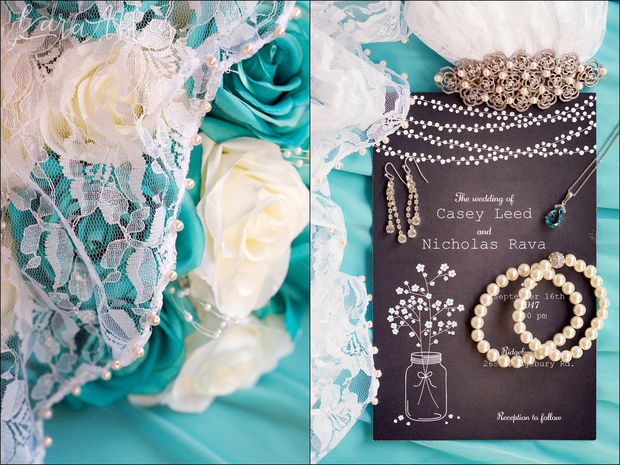 Teal Fall Backyard DIY Wedding Bridal Details by Photographer in Irwin, PA