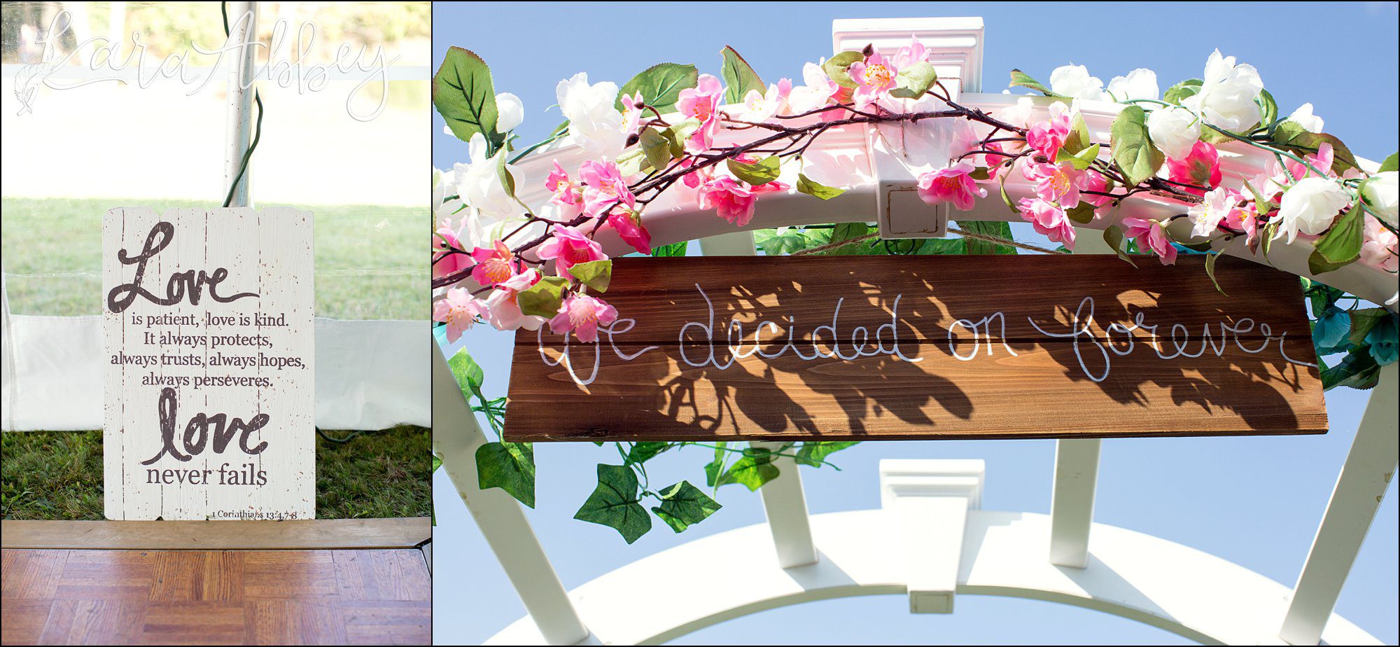 Teal Fall Backyard DIY Wedding - Ceremony Details - by Photographer in Irwin, PA