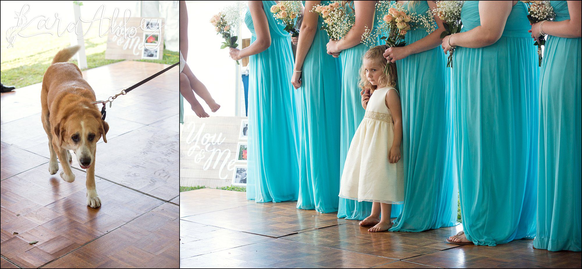 Teal Fall Backyard DIY Wedding - Ceremony Details - by Photographer in Irwin, PA