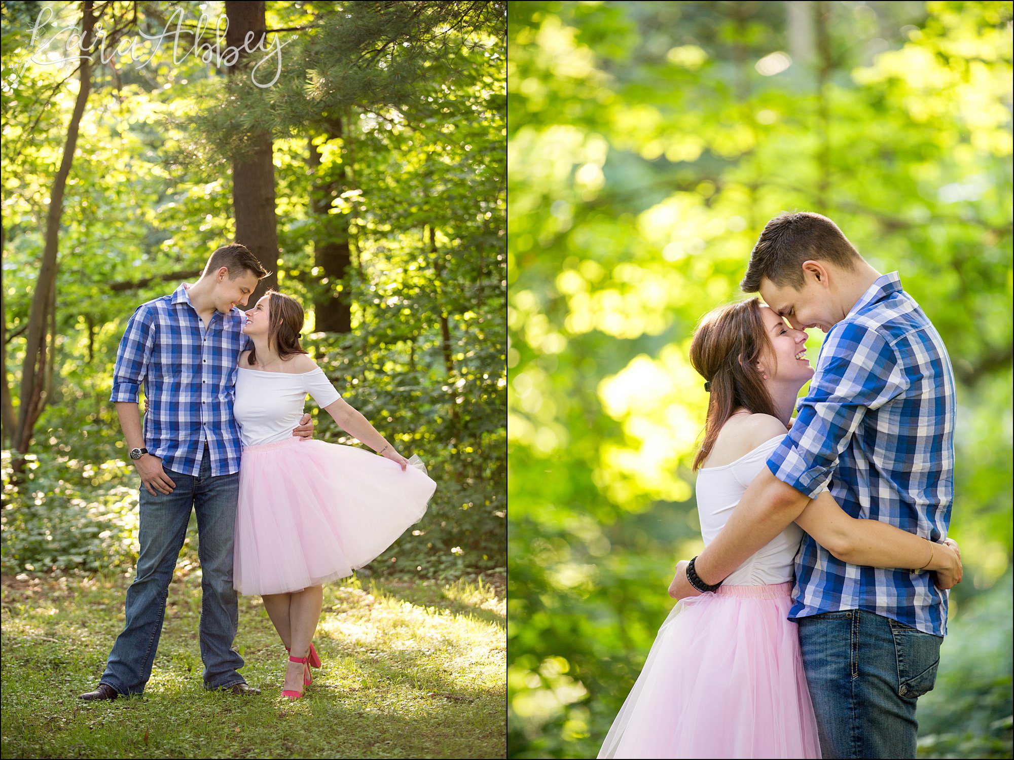Head Over Heels in Love Summer Engagement Photography at White Oak Park in Irwin, PA