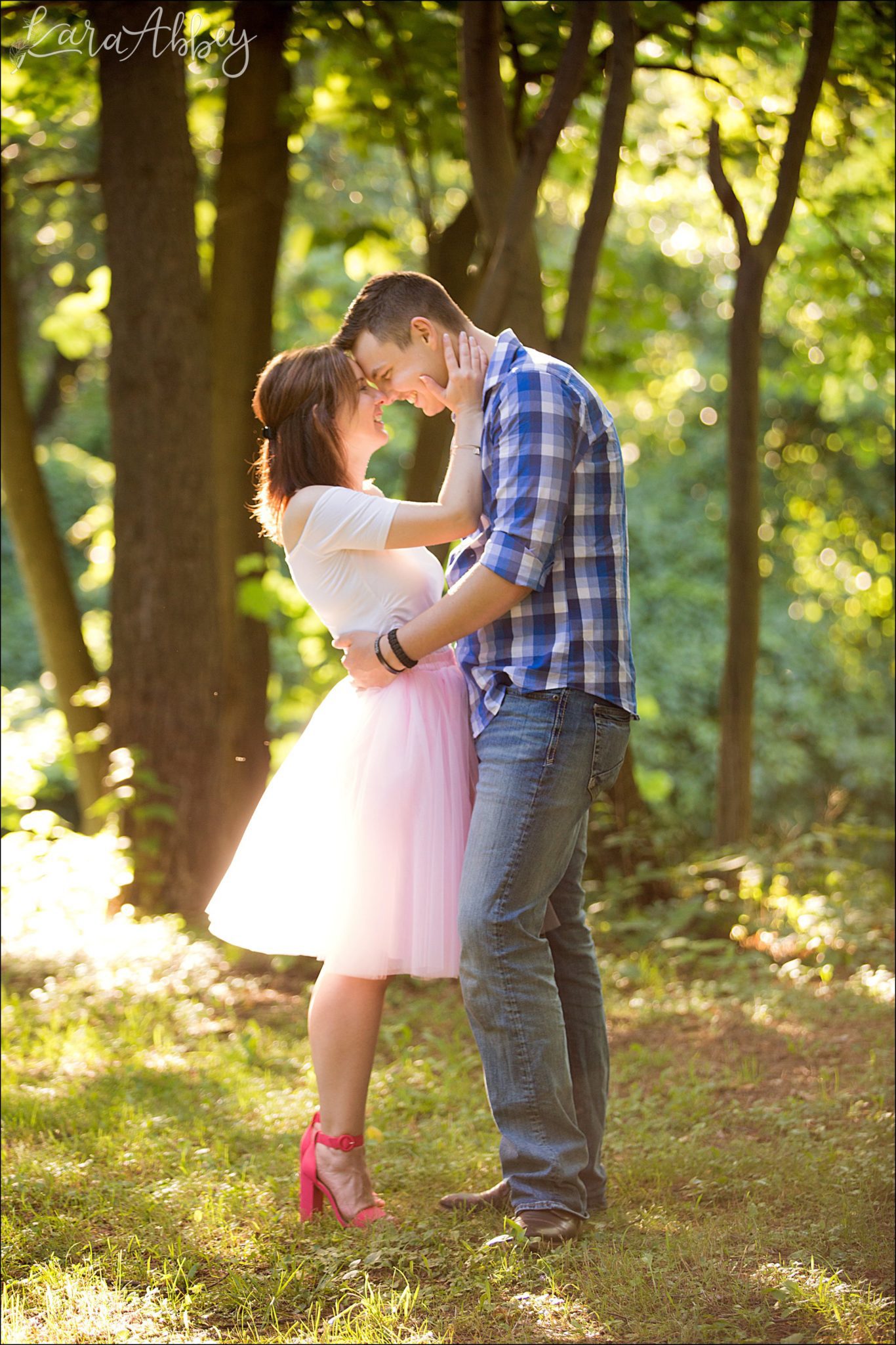 Head Over Heels in Love Summer Engagement Photography at White Oak Park in Irwin, PA