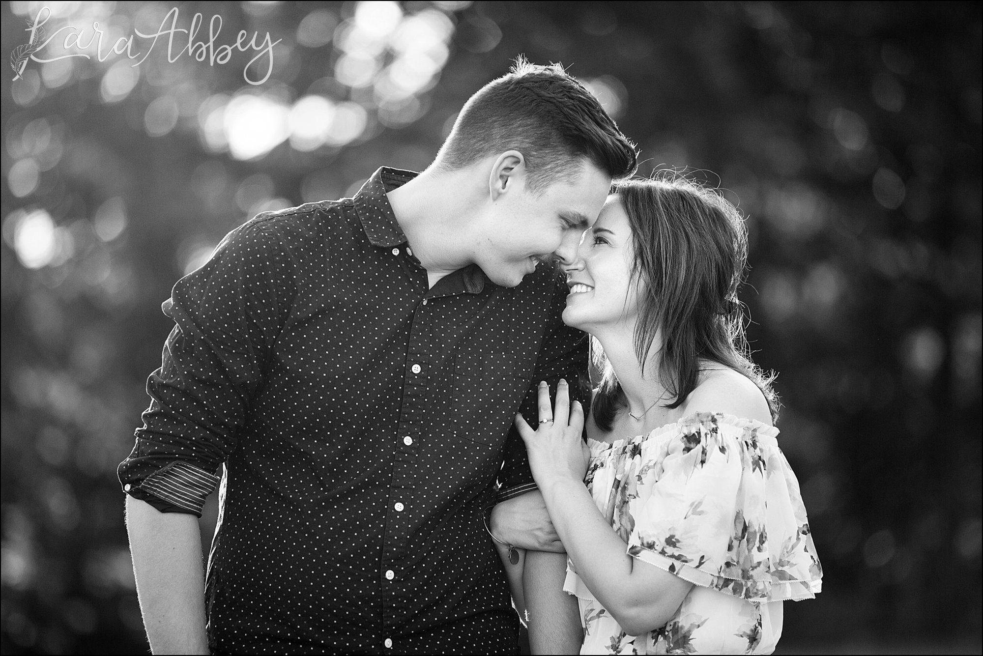 Head Over Heels in Love Summer Engagement Photography at White Oak Park in Irwin, PA