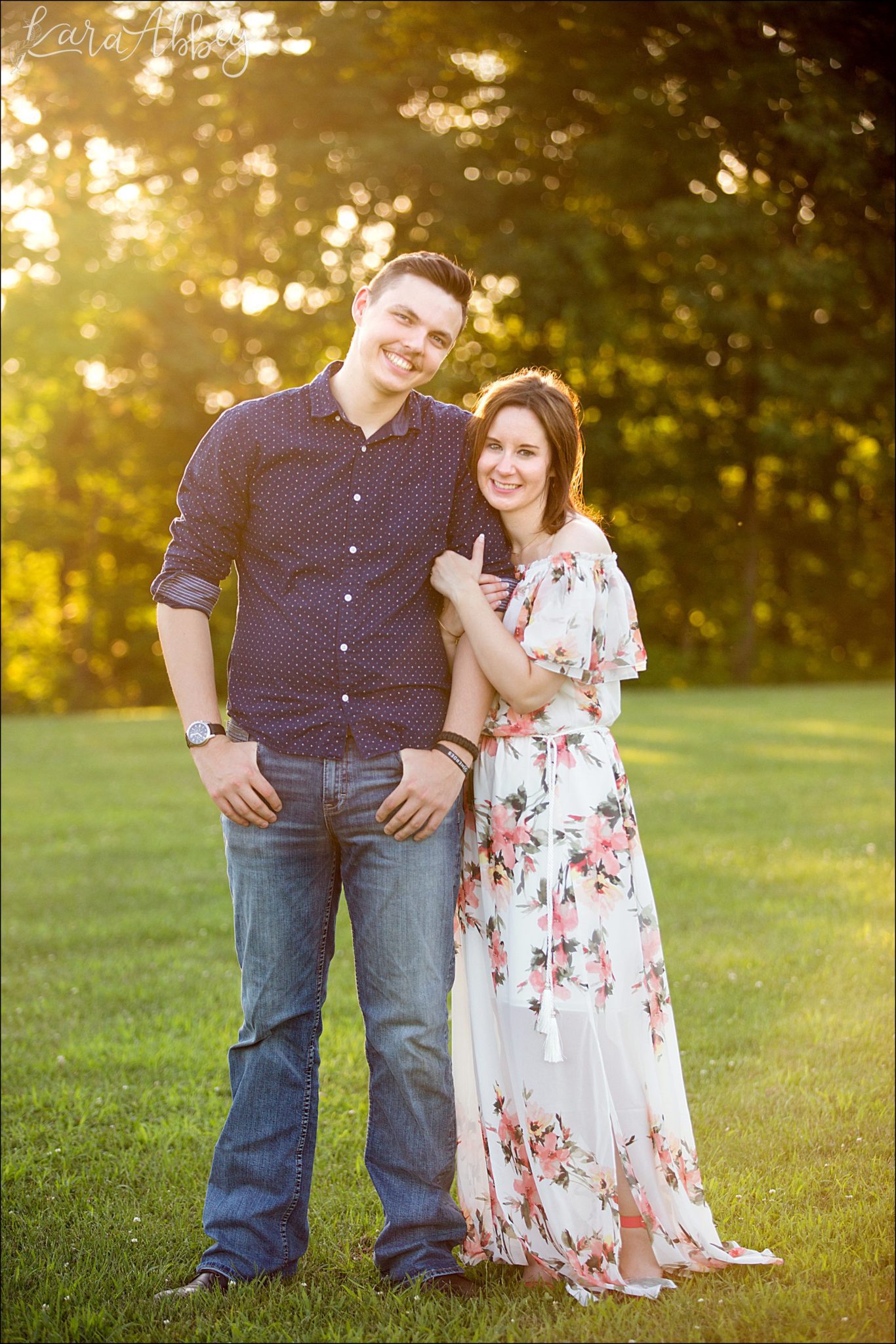 Head Over Heels in Love Summer Engagement Photography at White Oak Park in Irwin, PA