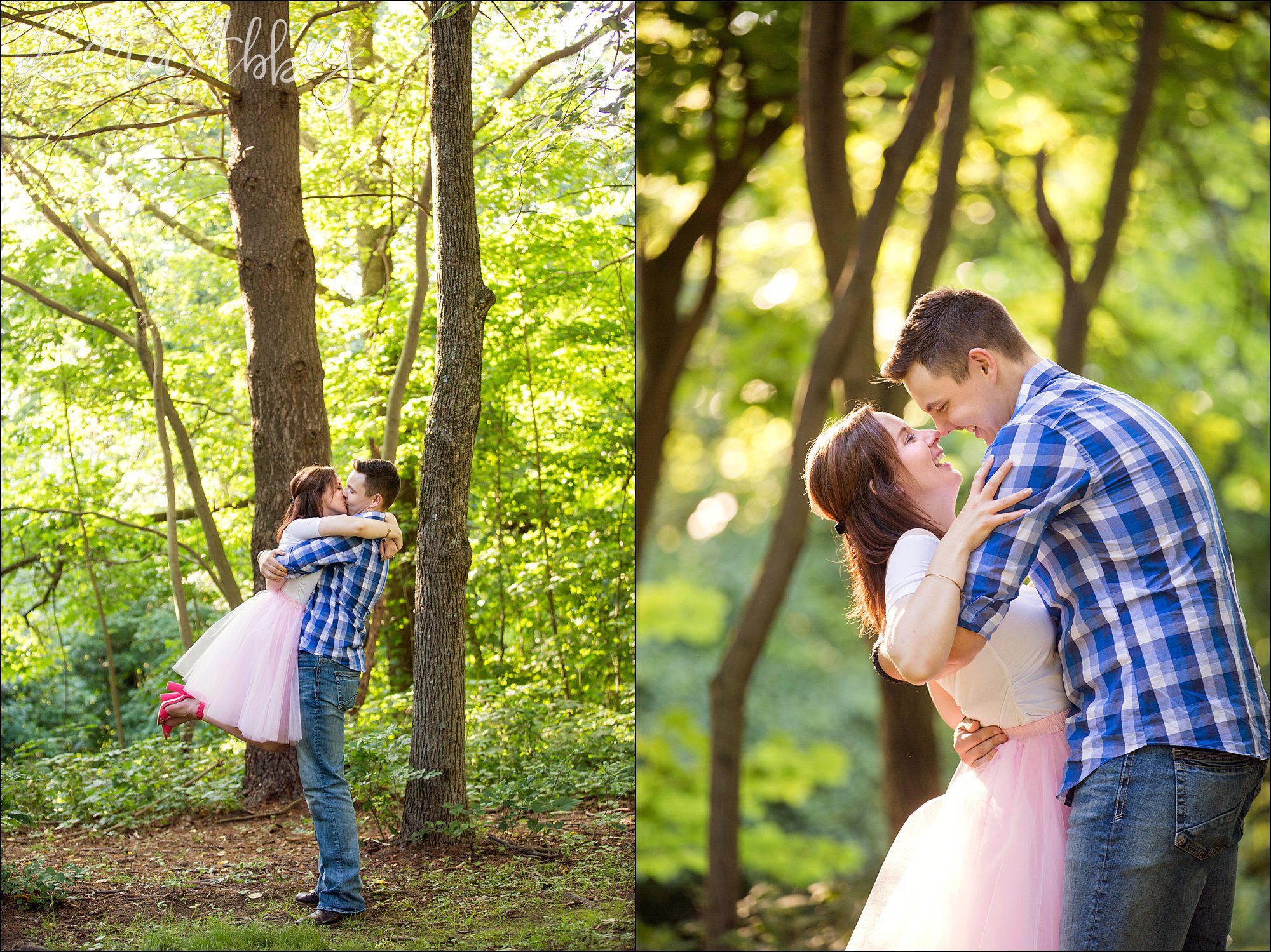 Head Over Heels in Love Summer Engagement Photography at White Oak Park in Irwin, PA