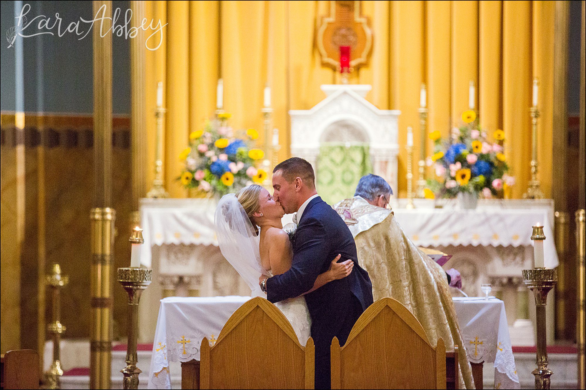 Navy Fall Wedding Ceremony