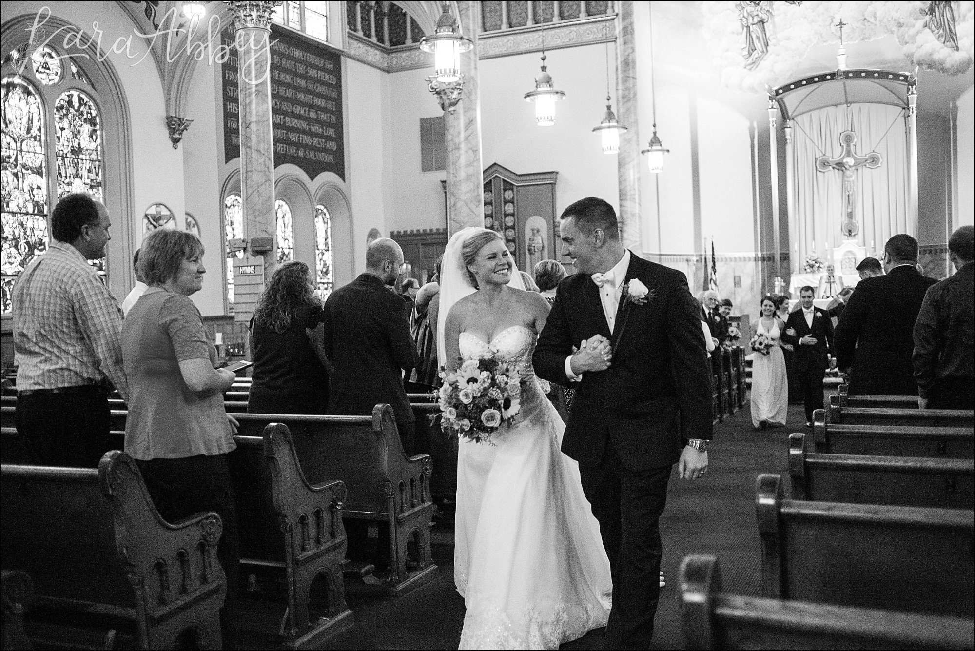 Navy Fall Wedding Ceremony