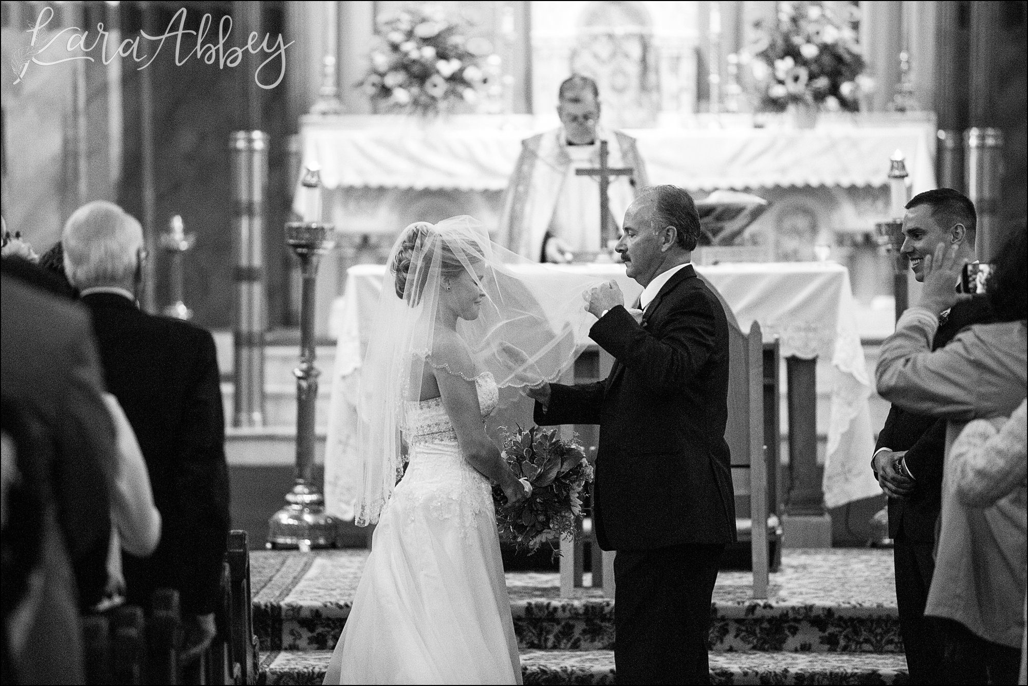Father of the Bride Lifting the Veil