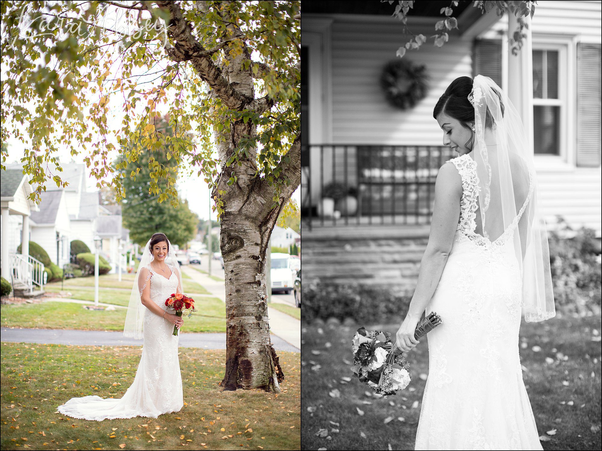Elegant Bride Portrait - Fall Wedding