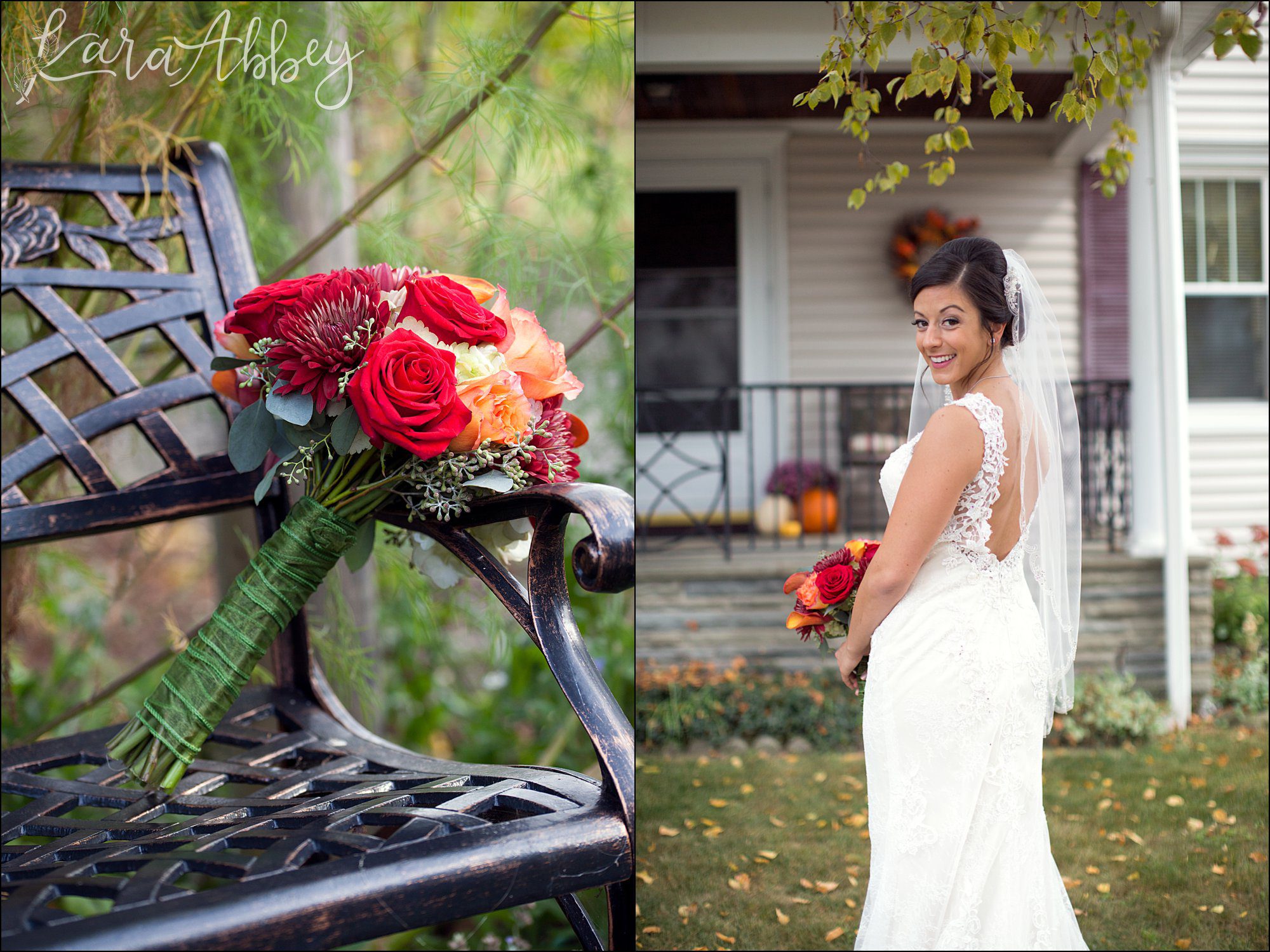 Elegant Bride Portrait - Fall Wedding