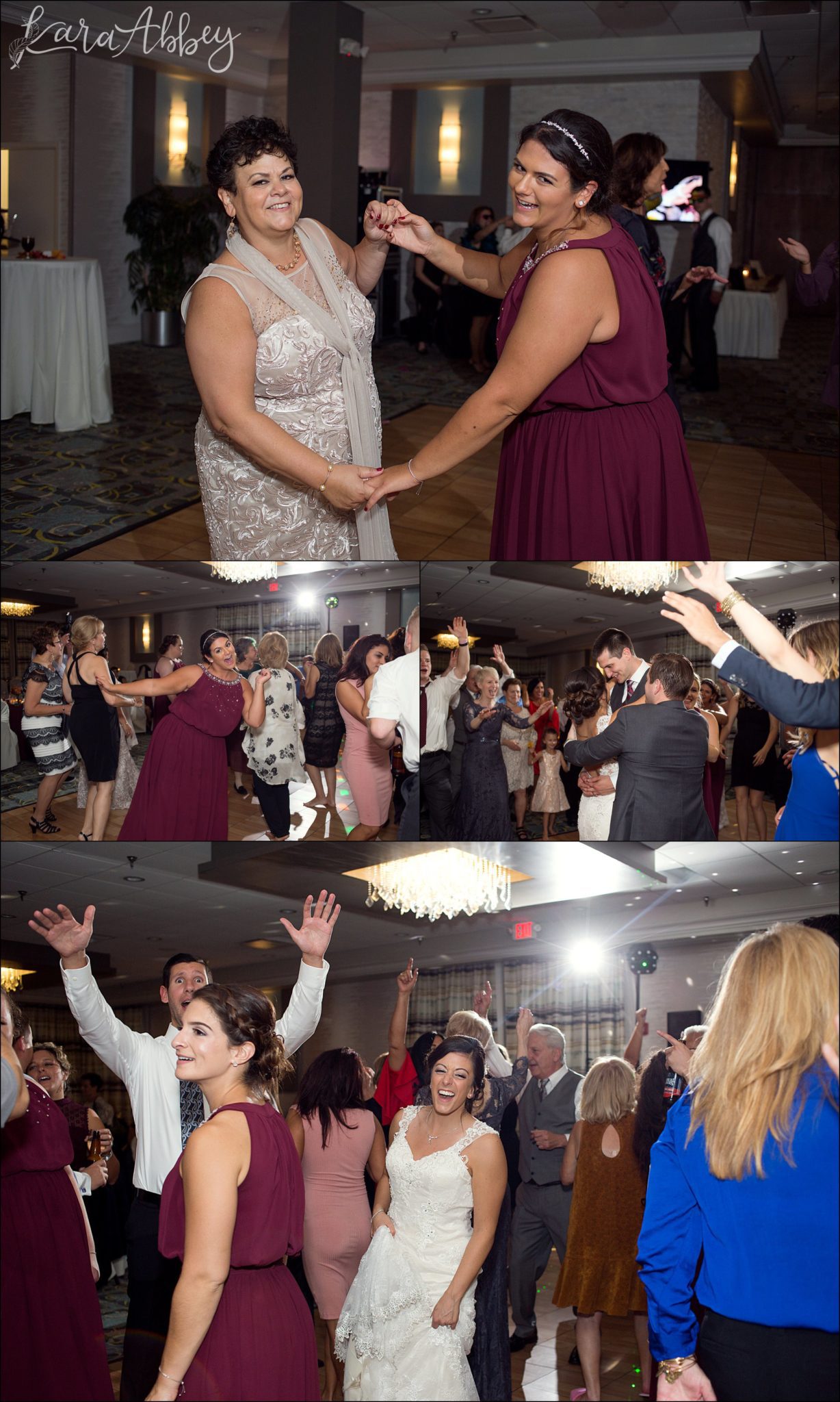 Open Dancing at Fall Wedding Reception