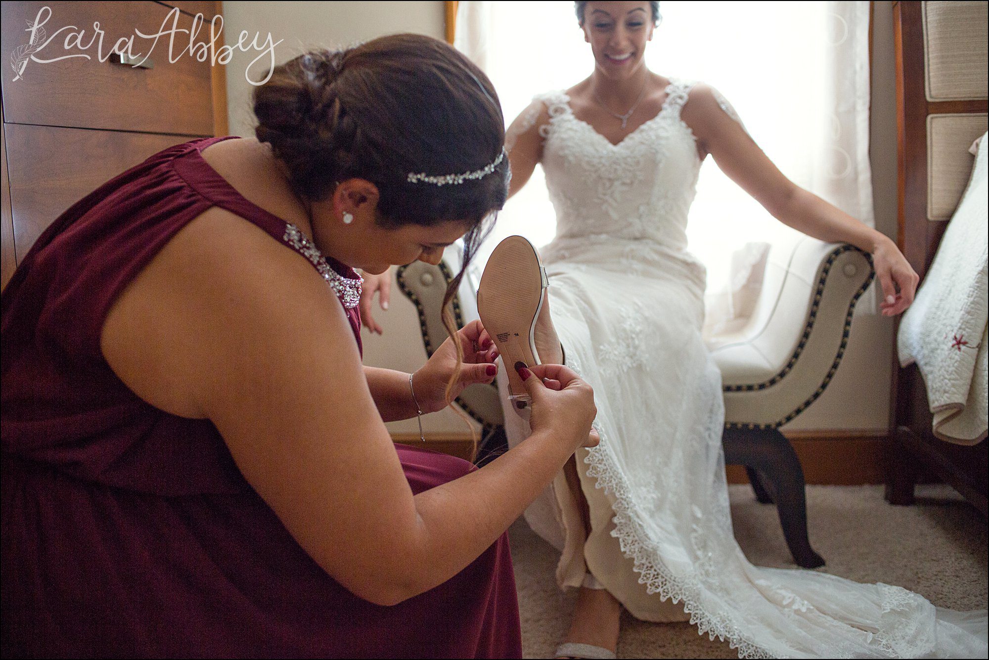 Sixpence in Shoe - Wedding Prep at Childhood Home - Fall Wedding