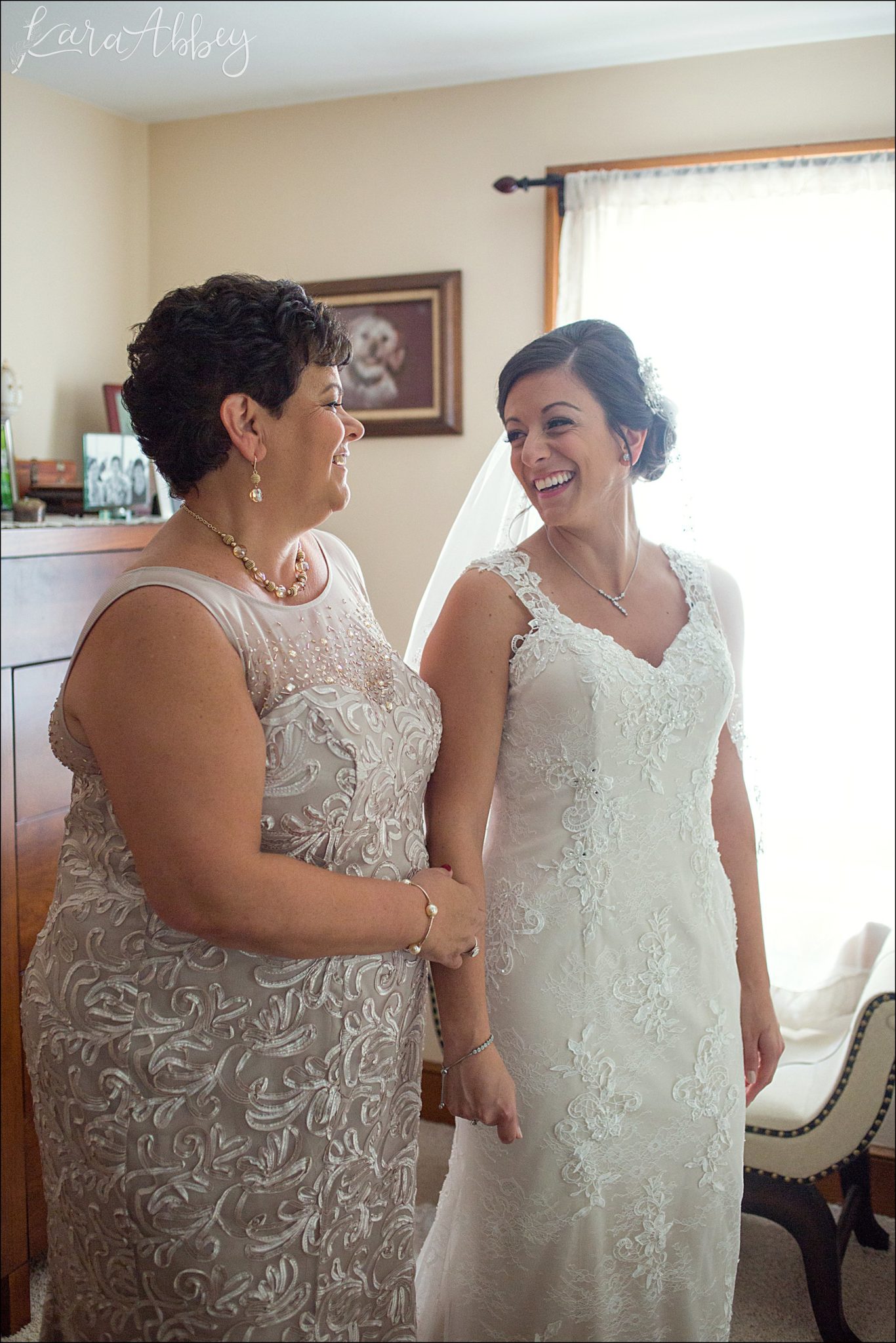 Wedding Prep at Childhood Home - Fall Wedding