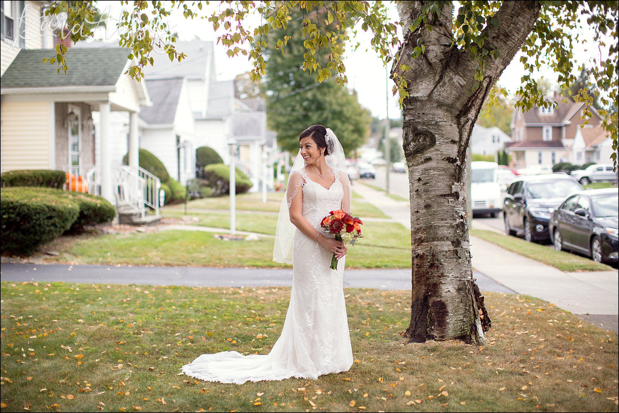 Elegant Bride Portrait - Fall Wedding