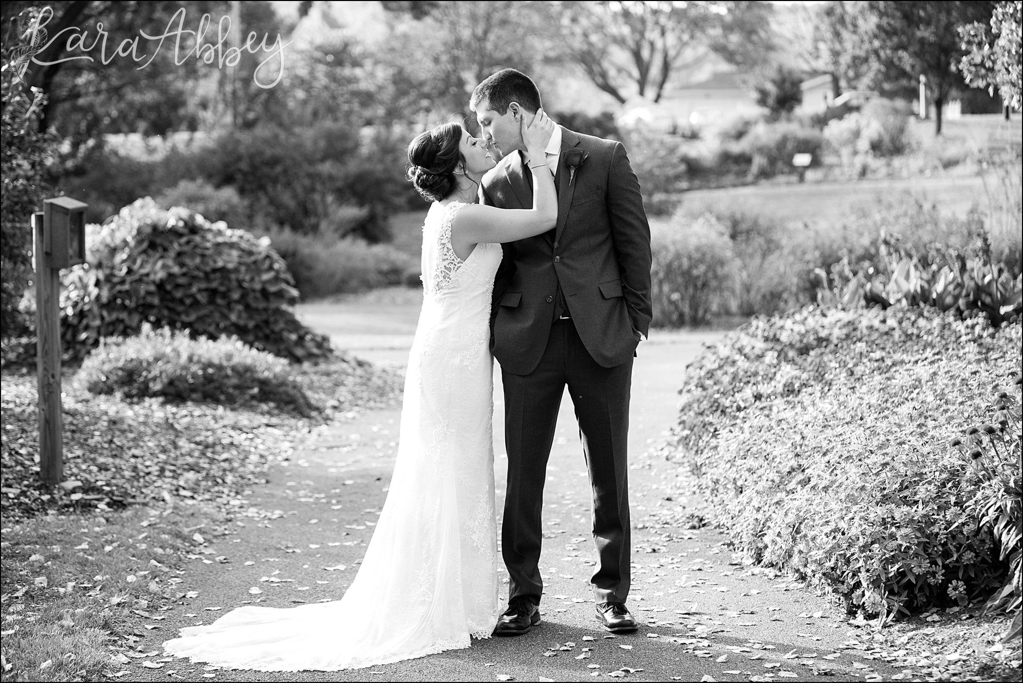 Golden Hour Fall Wedding Bride & Groom Portrait, Burgundy & Orange Bouquet
