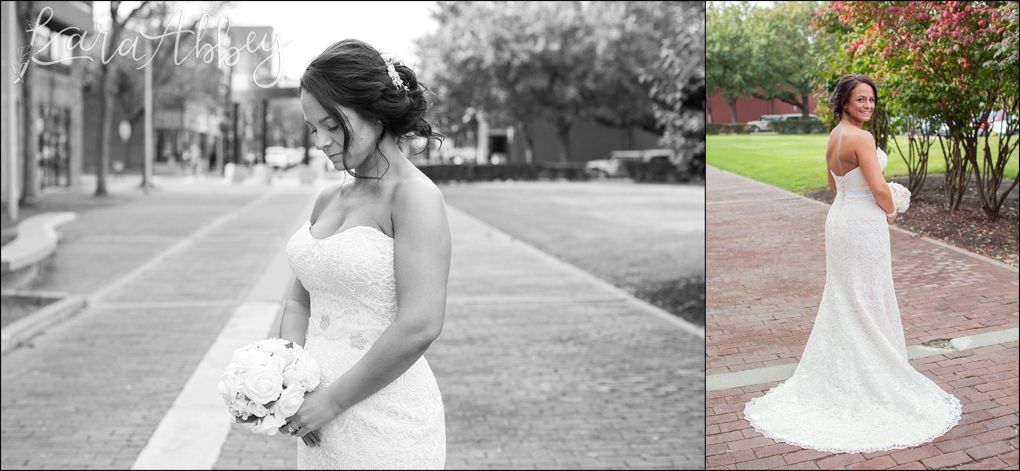 Bridal Portrait - Burgundy Fall Wedding