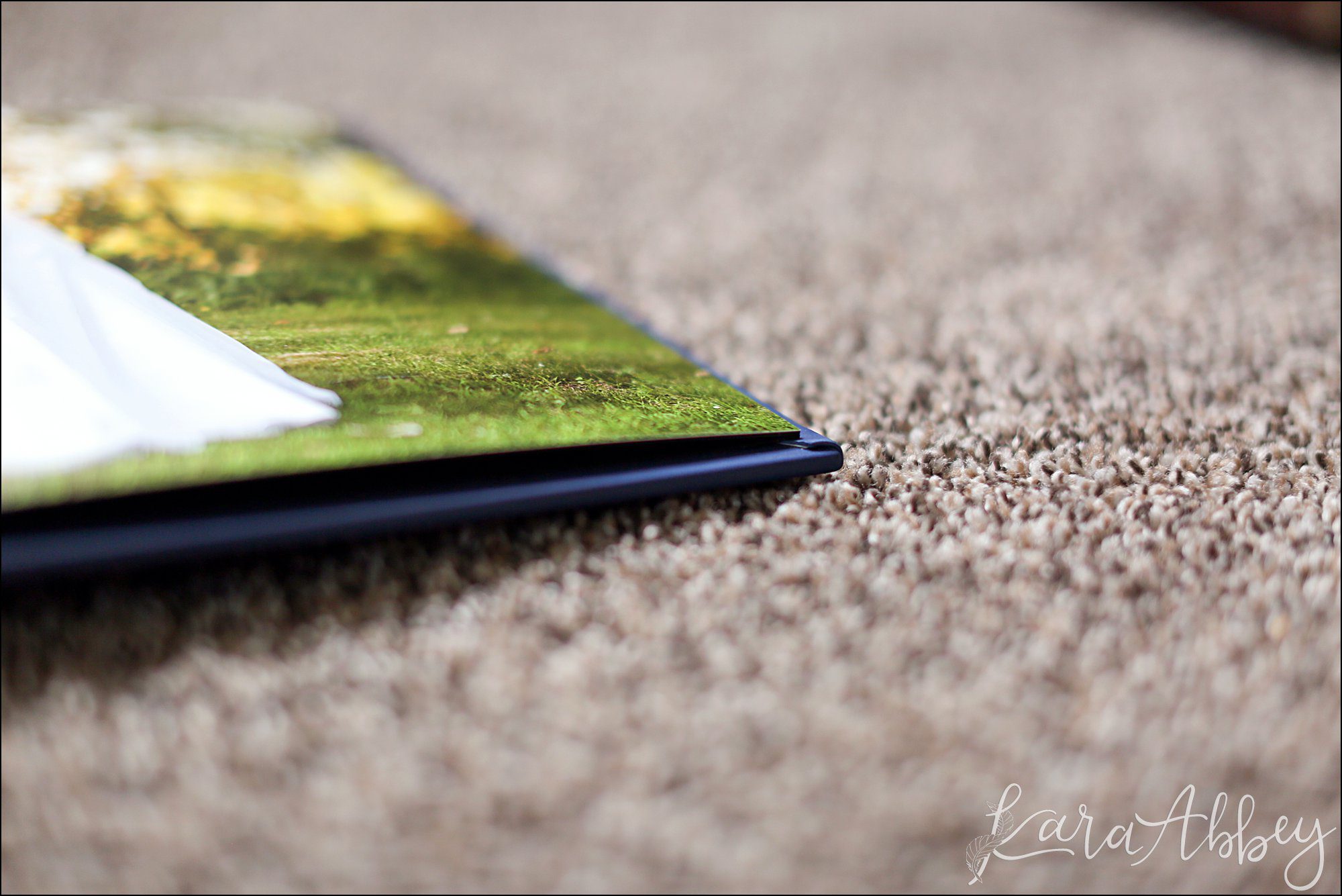 Beautiful Leather Layfalt Professional Wedding Album by Irwin, PA Photographer