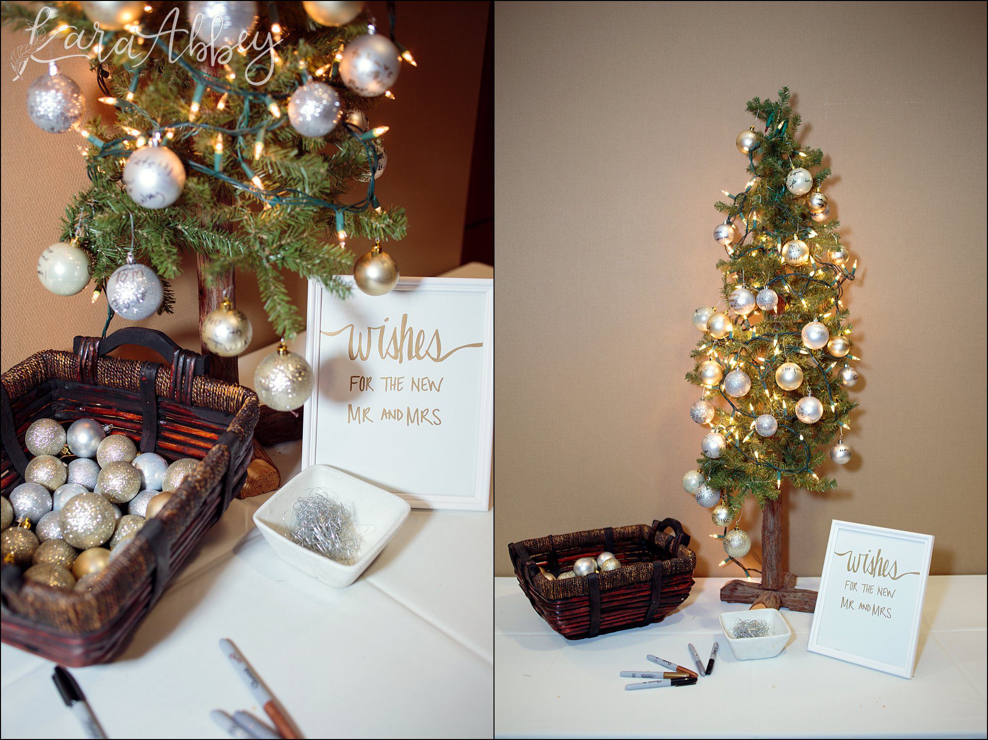 Unique Guest Book Idea - Christmas Ornaments at the DoubleTree Hotel in Downtown Pittsburgh, PA