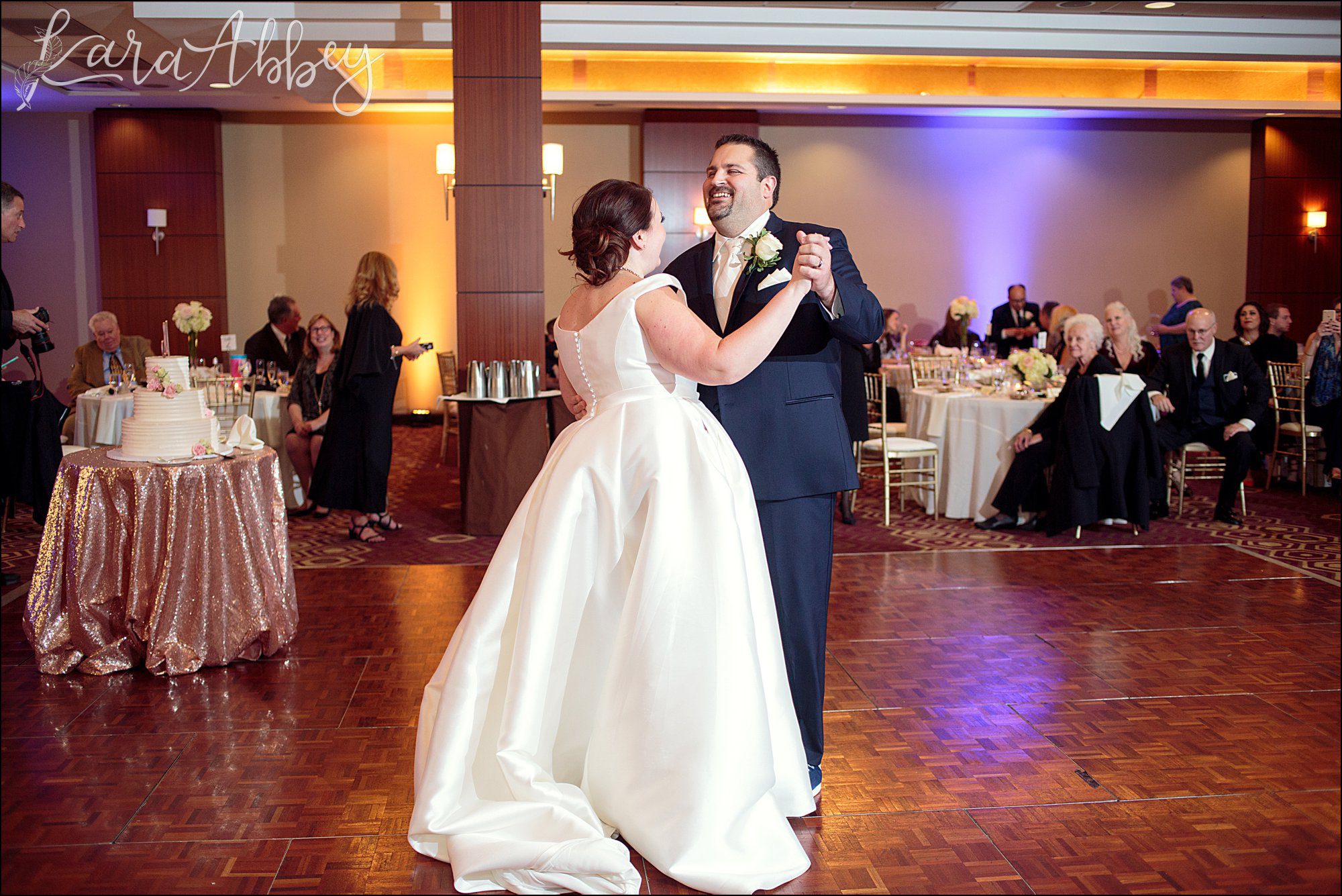 Rose Gold DoubleTree Hotel in Downtown Pittsburgh, PA Reception - First Dance