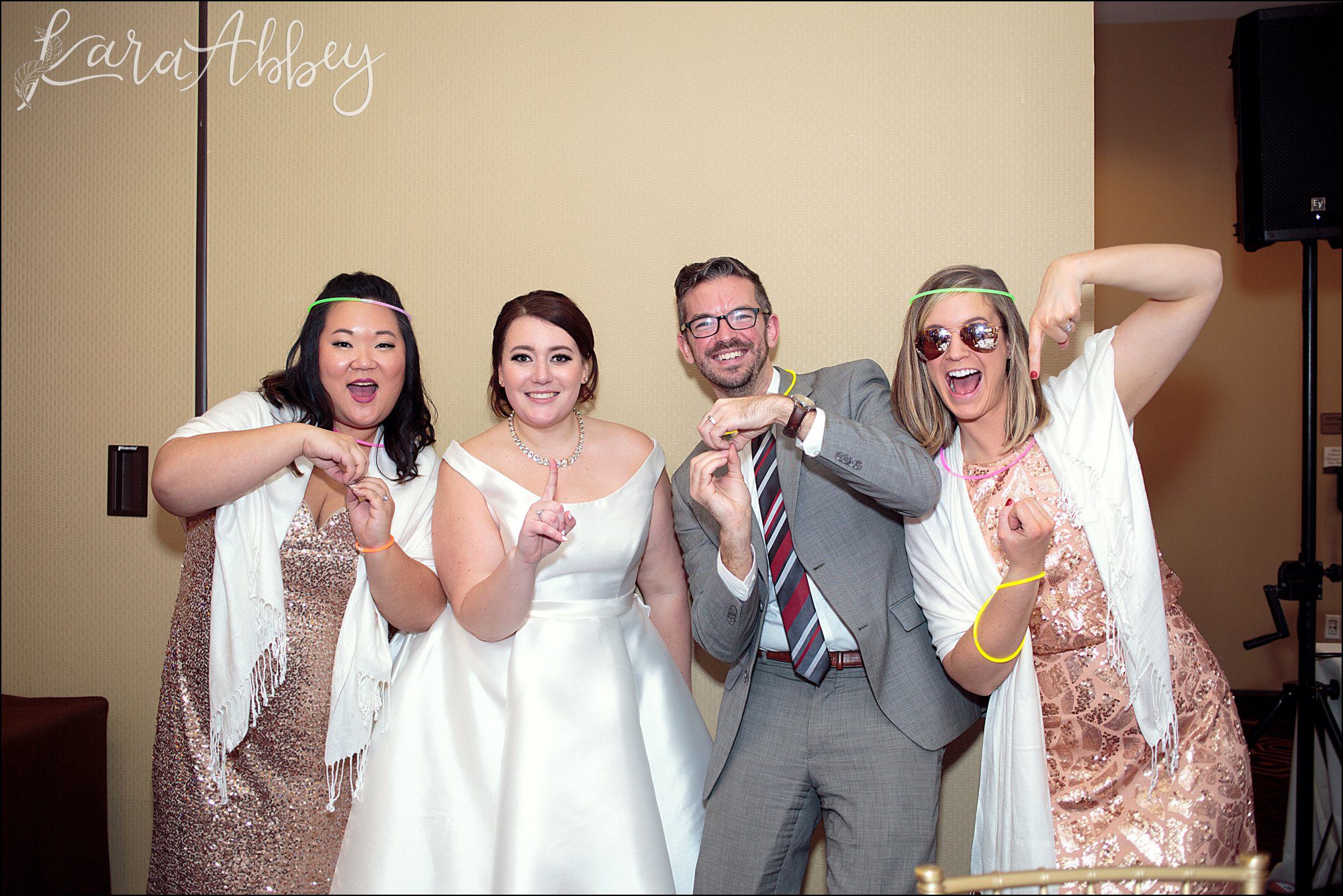 Rose Gold DoubleTree Hotel in Downtown Pittsburgh, PA Reception
